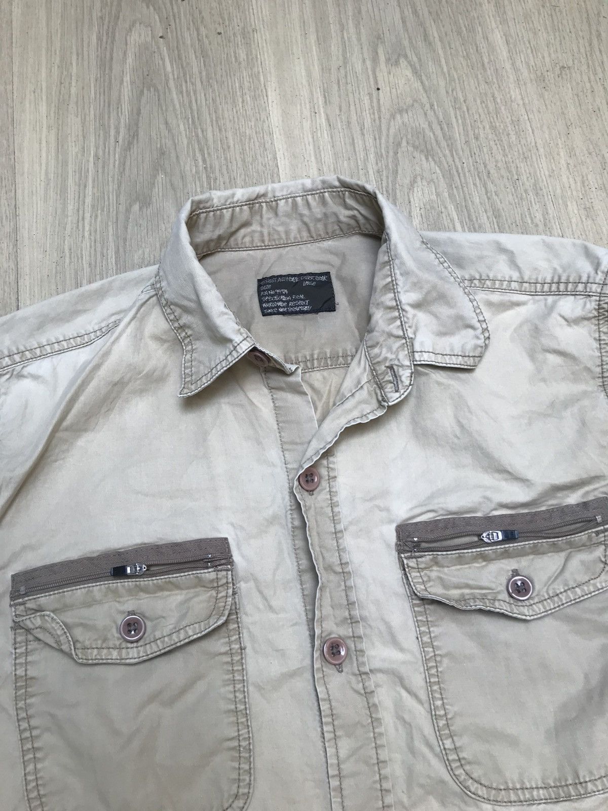 Stussy × Vintage Stussy vintage Y2K multi pocket overshirt unisex rare Size US M / EU 48-50 / 2 - 3 Thumbnail