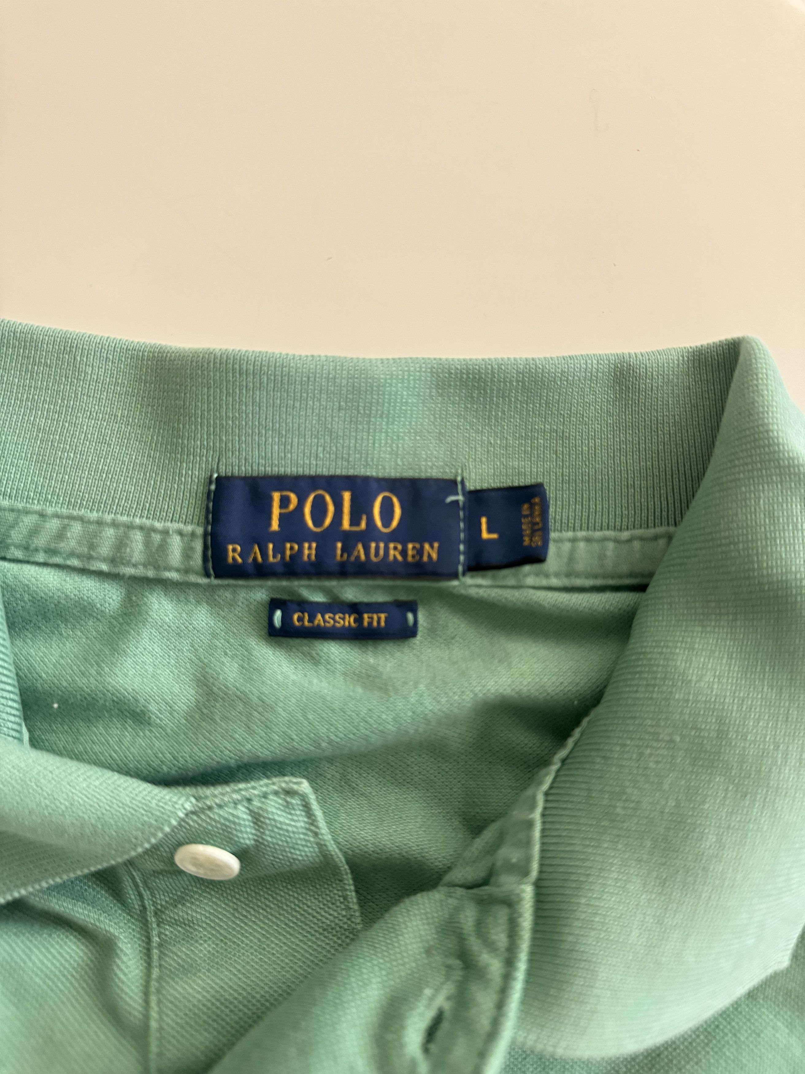 Polo Ralph Lauren Polo Ralph Lauren Men's Shirt, Size L Seafoam Green Classic Size US L / EU 52-54 / 3 - 6 Thumbnail
