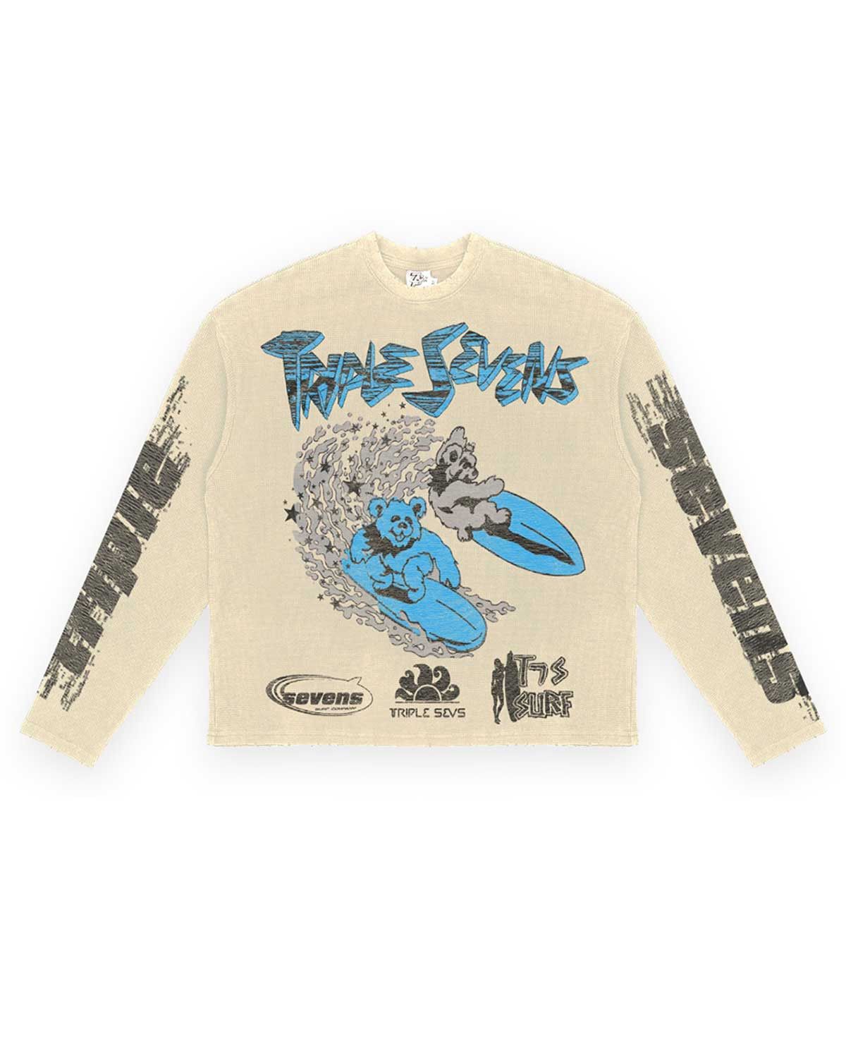 ASV2 Waffle Knit L/S Tee Cream