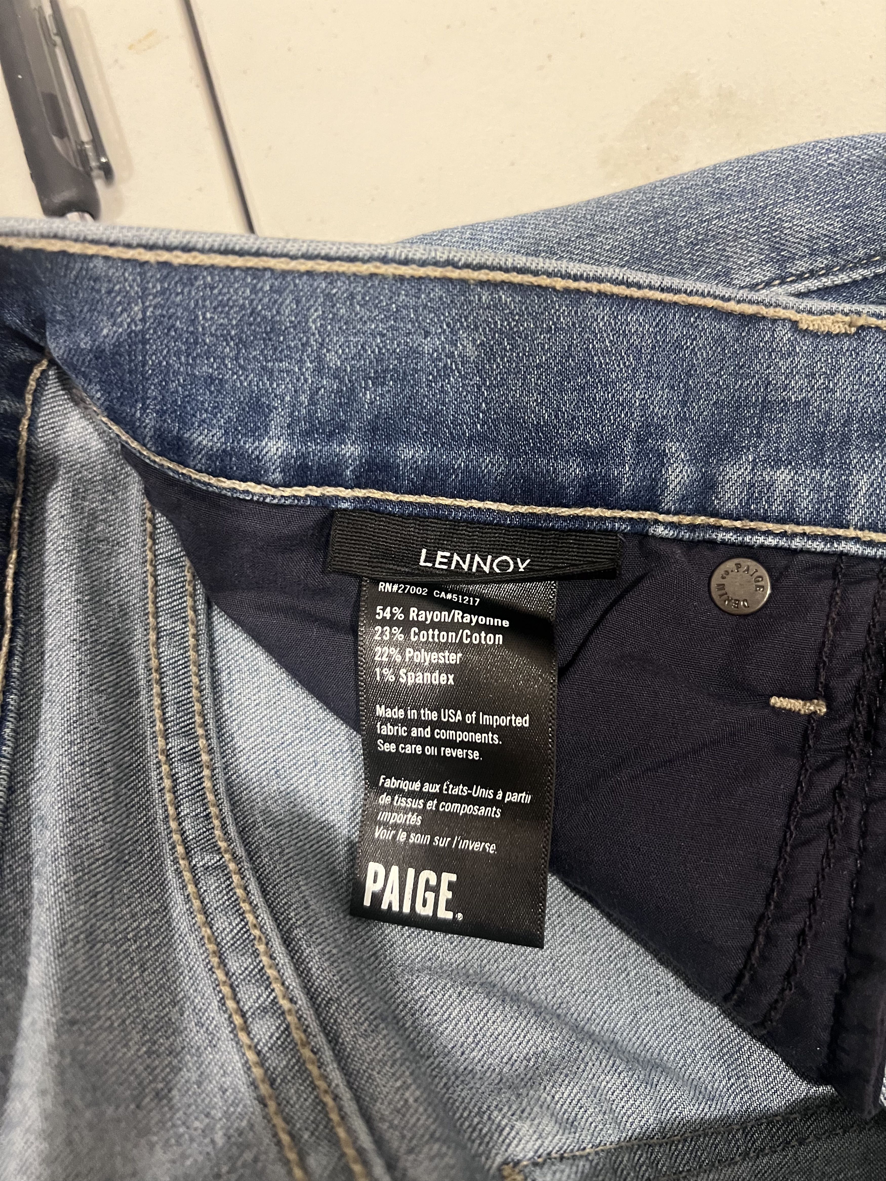 Paige PAIGE Women's Lennox Jeans Size 28" / US 6 / IT 42 - 4 Thumbnail