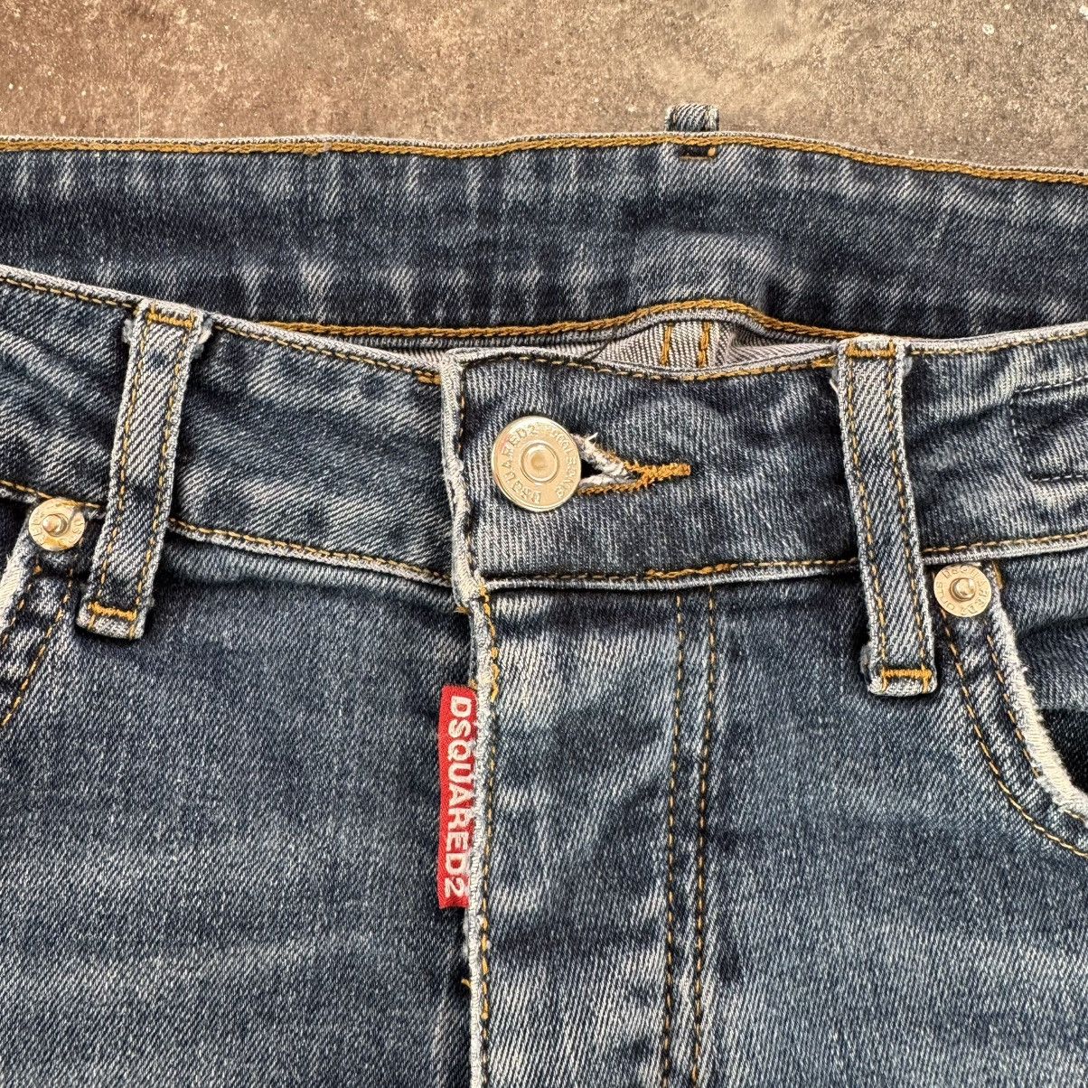 Dsquared2 × Vintage DSQUARED2 Distressed Denim Y2K Jeans Size 28" / US 6 / IT 42 - 7 Thumbnail