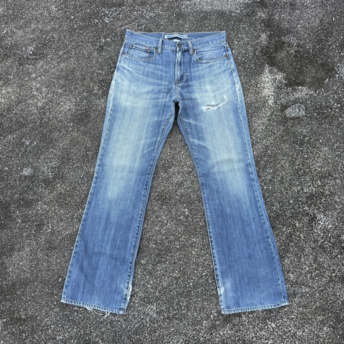 Gap VINTAGE GAP FLARE DENIM FADED JEAN PANTS Size US 32 / EU 48 - 1 Thumbnail