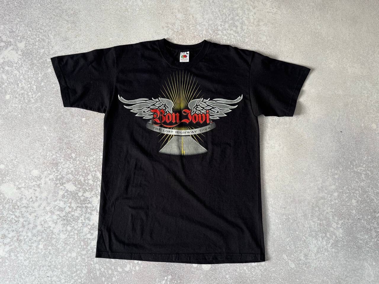 Band Tees × Bon Jovi × Vintage Vintage 2007 Bon Jovi The Lost Highway Tour T-shirt Big Logo Size US M / EU 48-50 / 2 - 3 Thumbnail