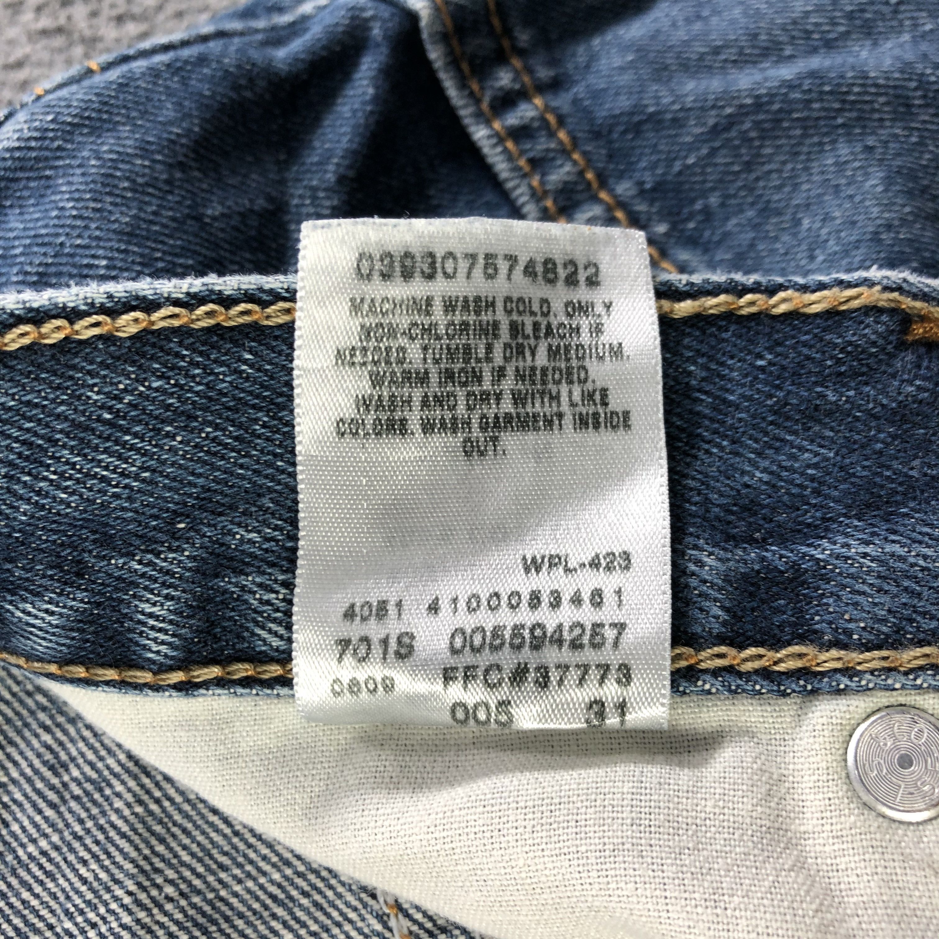 Levi's Vintage Blue Wash Levis 559 Jeans-J3175 Size US 40 / EU 56 - 12 Thumbnail
