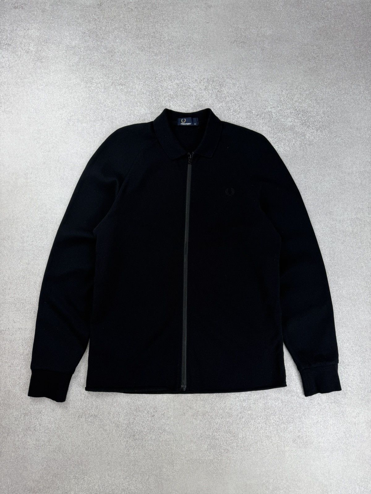 Fred Perry Fred Perry Men’s Zip-Up Long Sleeve Black Size Xs Size US XS / EU 42 / 0 - 1 Thumbnail