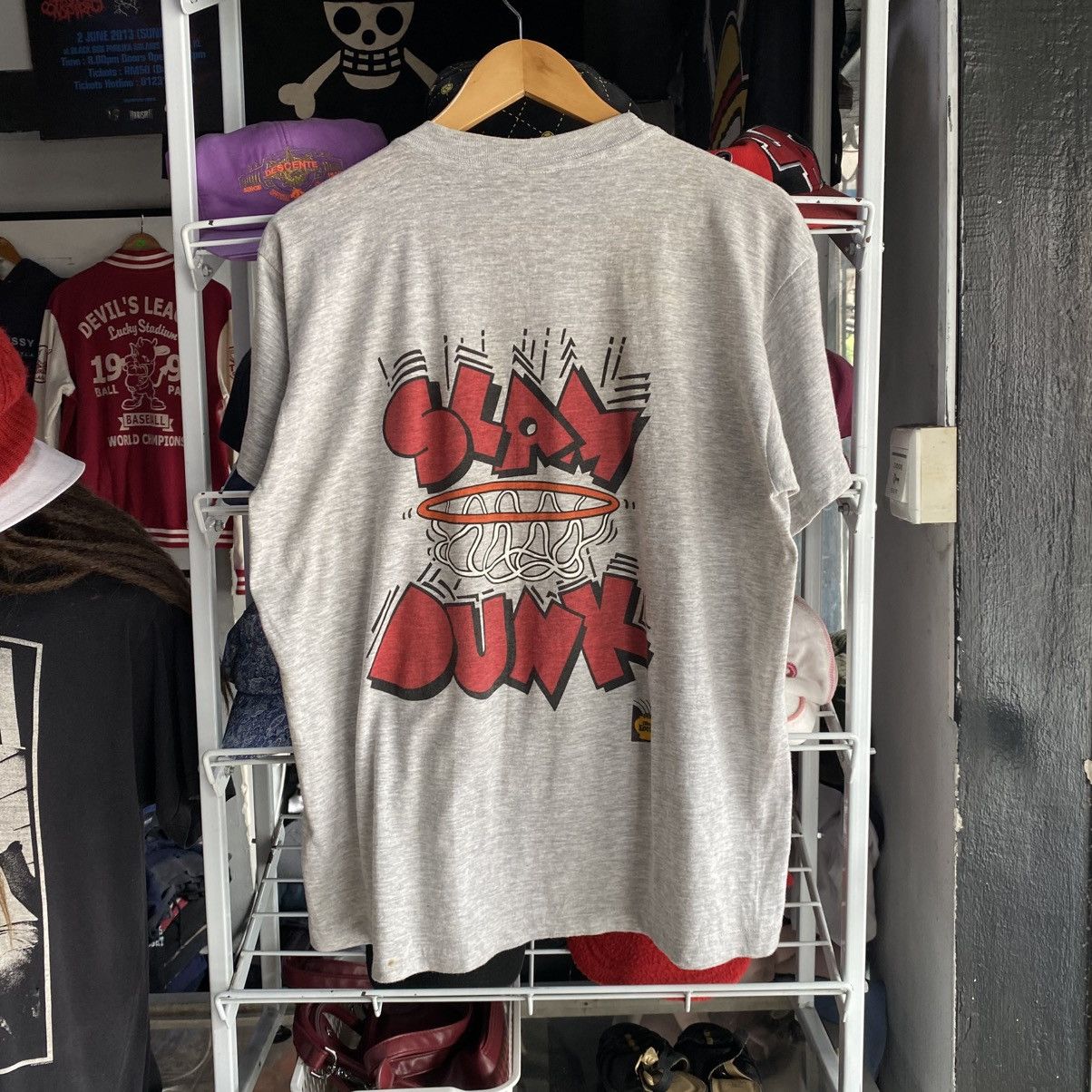 Salem Sportswear VINTAGE 90s CHICAGO BULLS SLAM DUNK TEE SHIRT Size US L / EU 52-54 / 3 - 2 Thumbnail