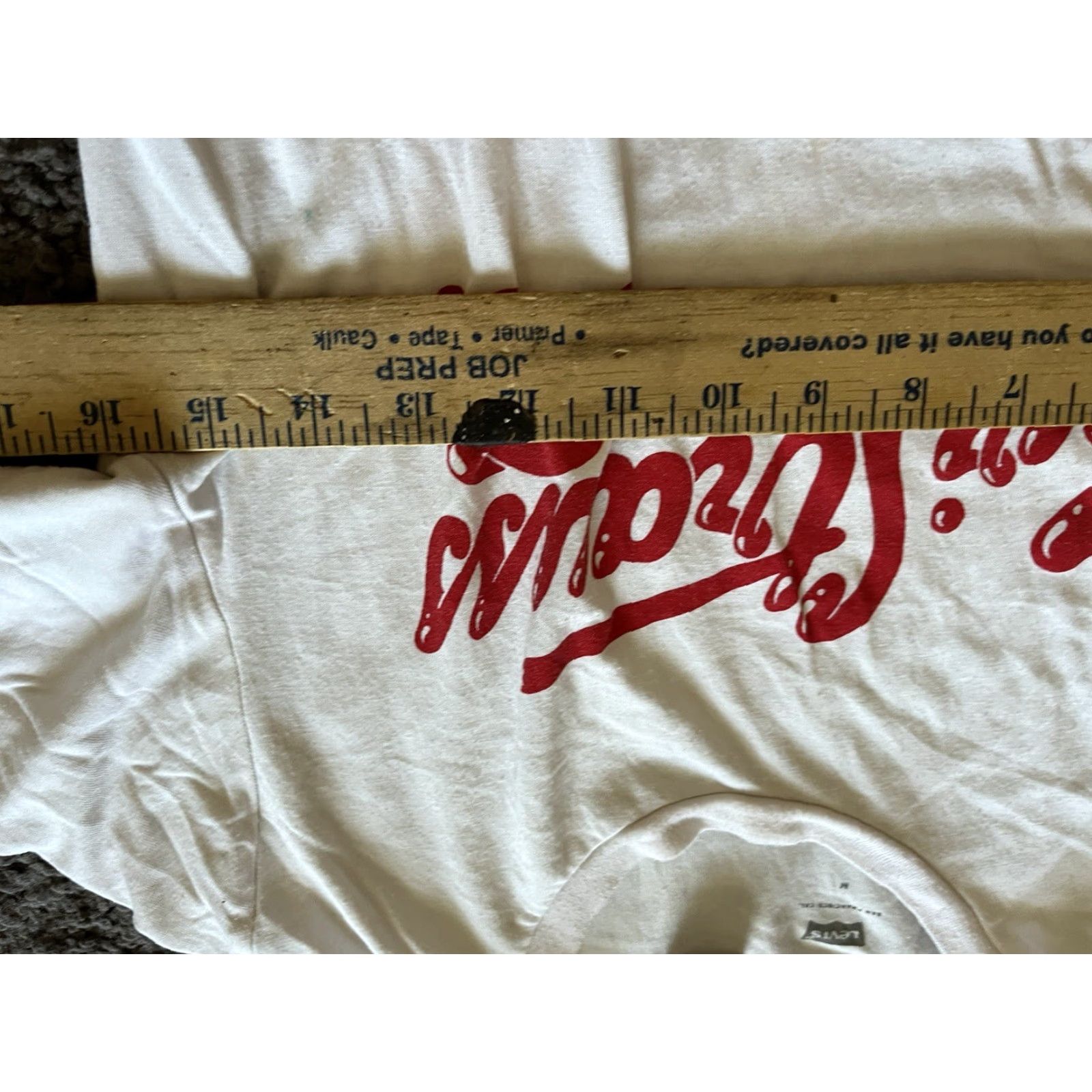 Levi's Levi's Men T-Shirt M White Logo Graphic Short Sleeve Crew Neck Tee Size M / US 6-8 / IT 42-44 - 4 Thumbnail