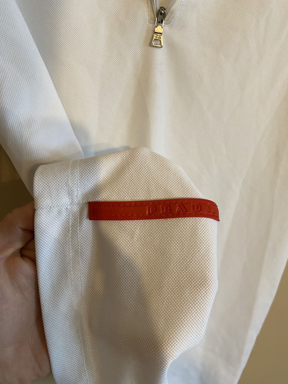 Prada Prada Polo Red Tab Vintage Size US M / EU 48-50 / 2 - 7 Thumbnail