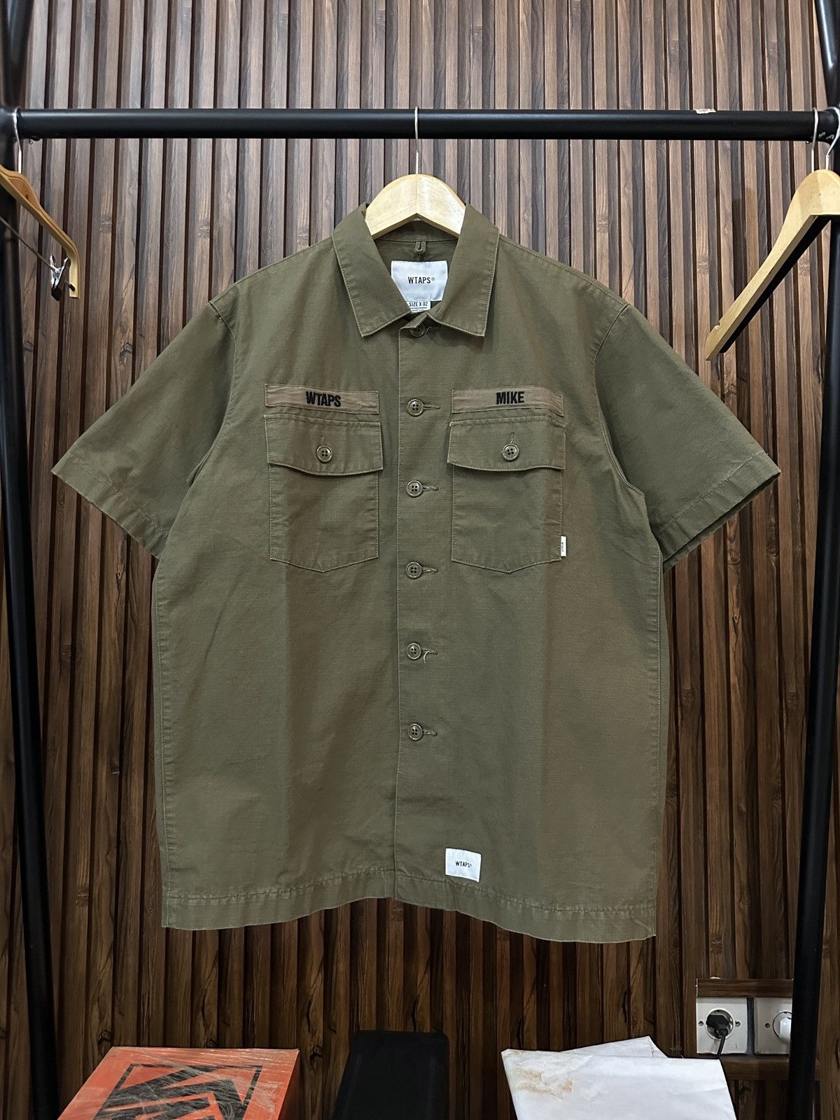Wtaps WTAPS Buds SS Shirts Cotton Ripstop 2019 Size US M / EU 48-50 / 2 - 1 Thumbnail