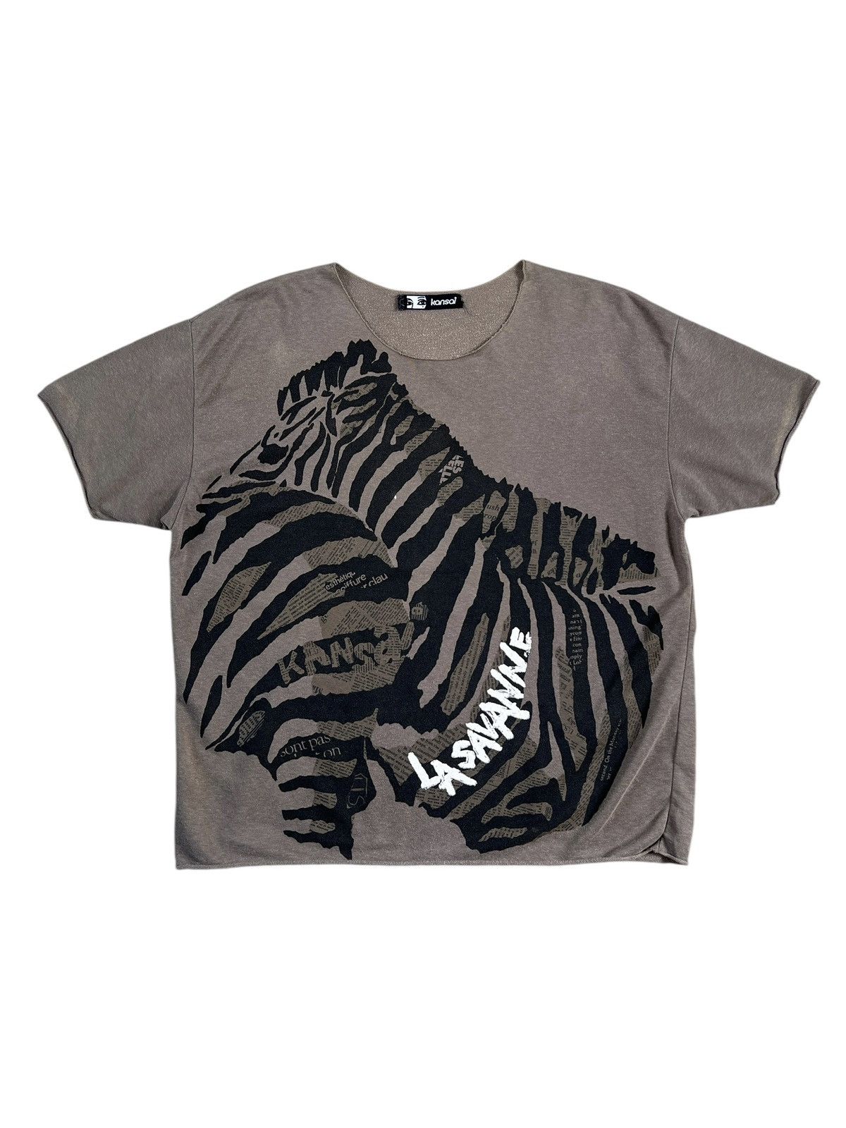 Kansai Yamamoto Archive Kansai Eye ‘La Savanne” Boxy Cut Deconstruct Tops Size US L / EU 52-54 / 3 - 2 Thumbnail