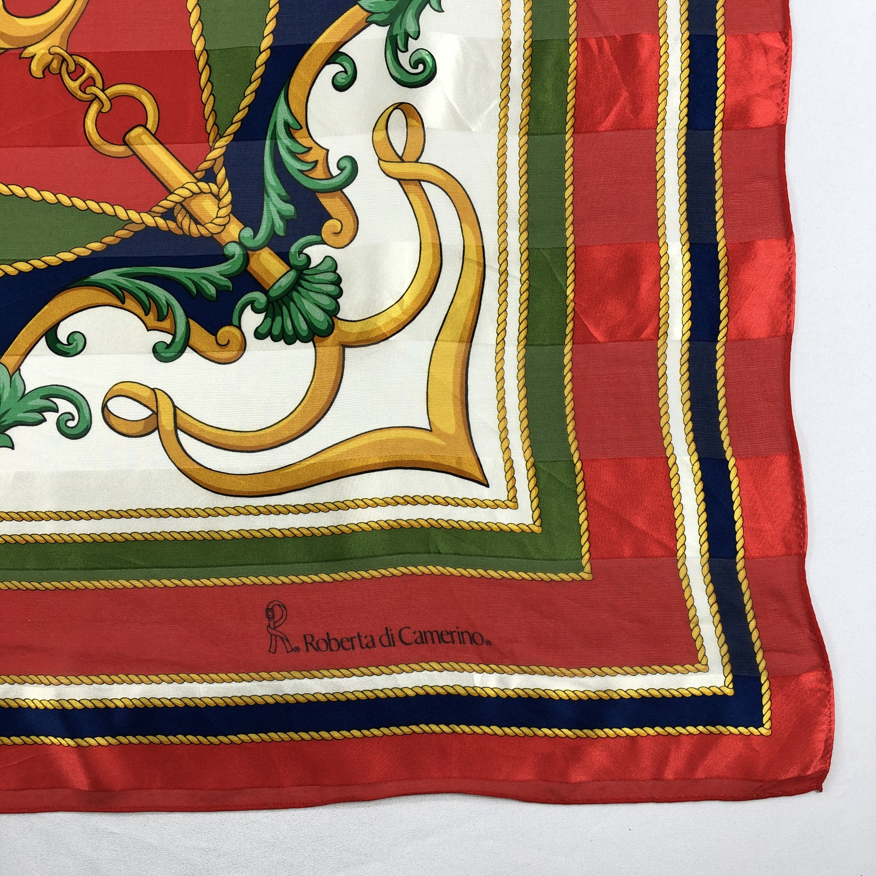 Roberta di Camerino Vintage Roberta Di Camerino Silk Scarf Size ONE SIZE - 4 Thumbnail