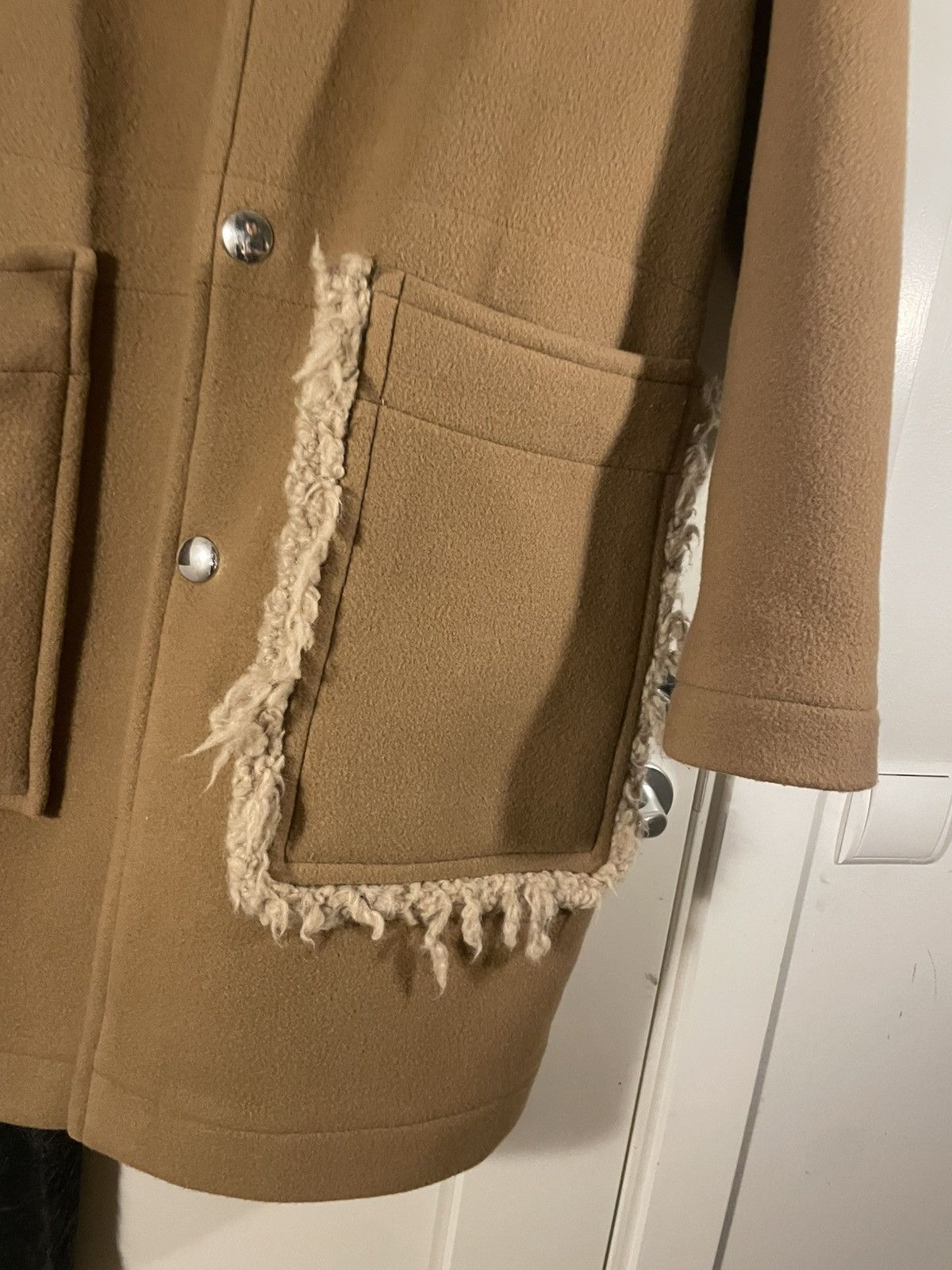 Acne Studios Acne Studios - Shearling, Hooded Duffel Coat Size US S / EU 44-46 / 1 - 6 Thumbnail