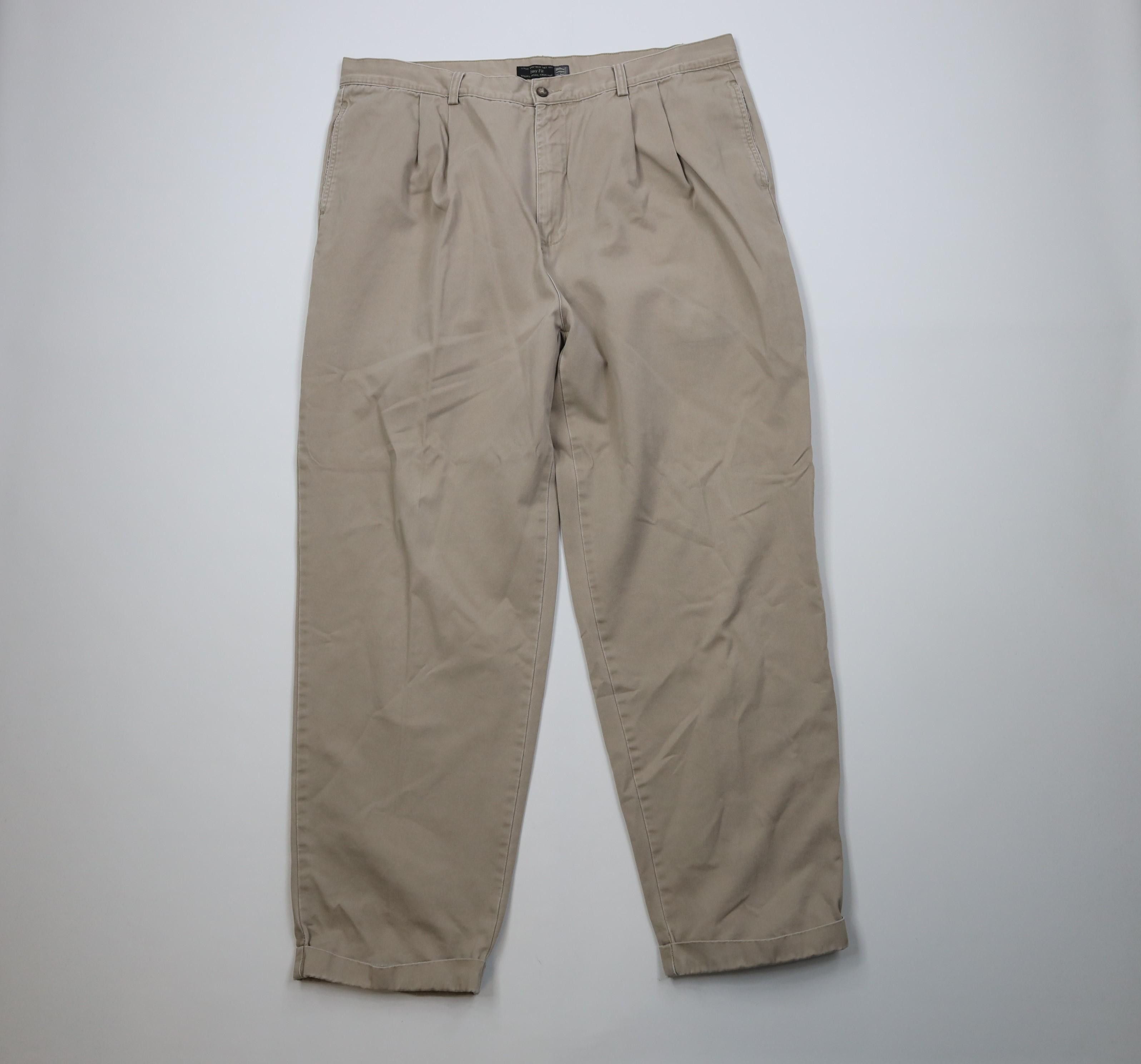 Gap Vintage 90s Y2K Gap Baggy Fit Wide Leg Chino Pants Tan Size US 38 / EU 54 - 1 Thumbnail