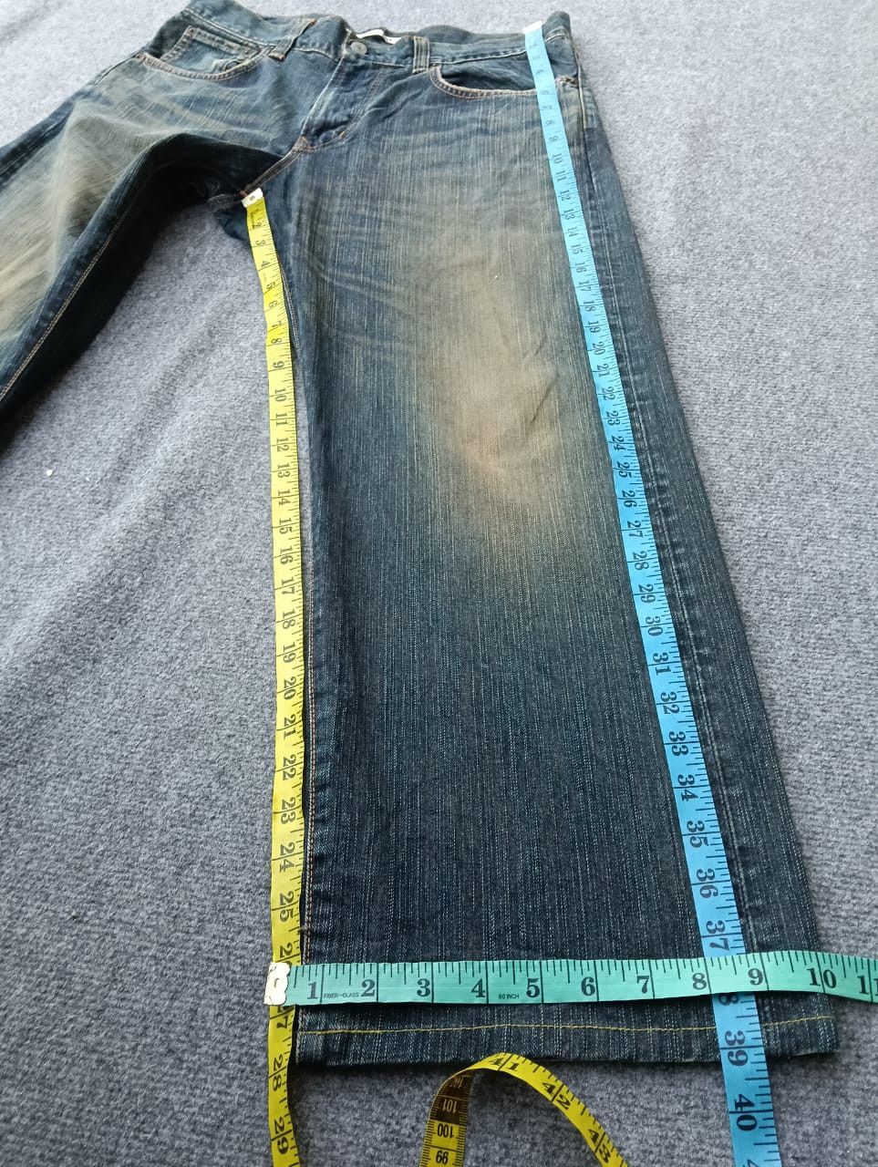 Edwin EDWIN Jeans Blue Trip Wide Leg Baggy Denim Size US 34 / EU 50 - 4 Thumbnail