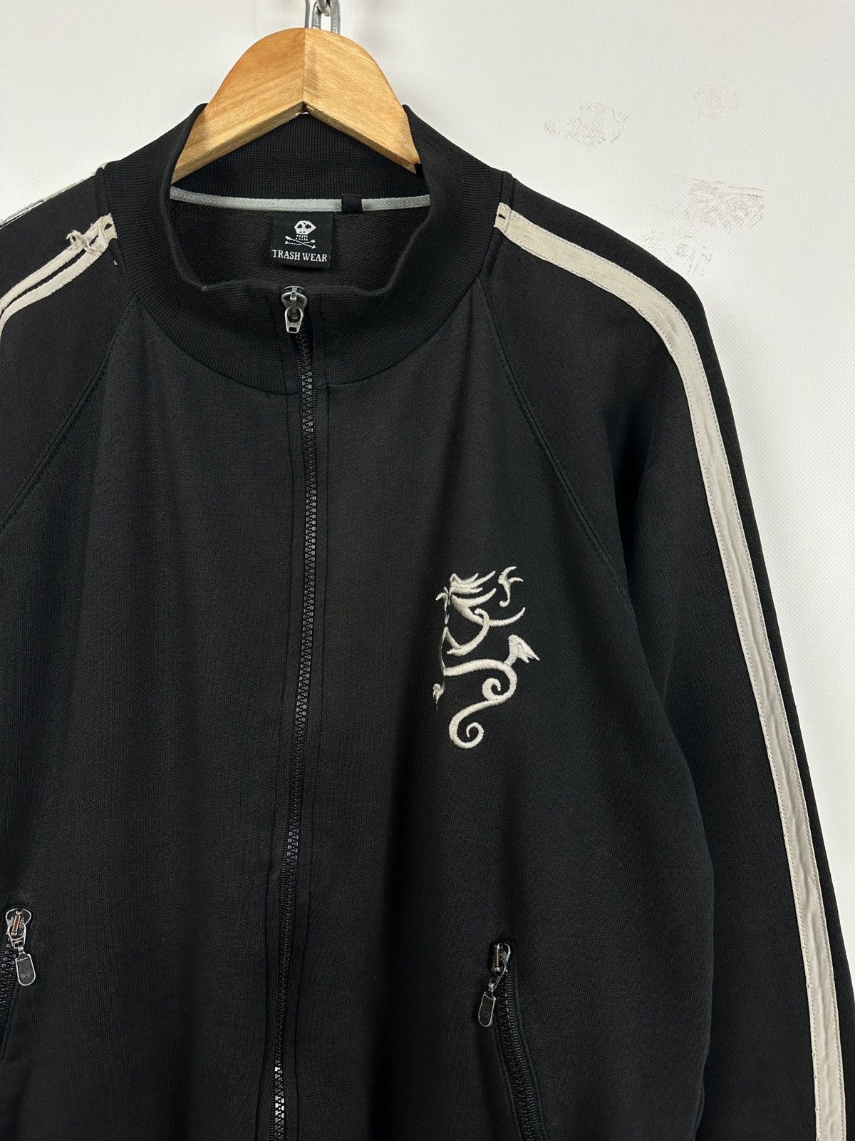 Band Tees Vintage Sick of It All Hardcore Faded Black Zip Track Jacket Size US L / EU 52-54 / 3 - 9 Thumbnail