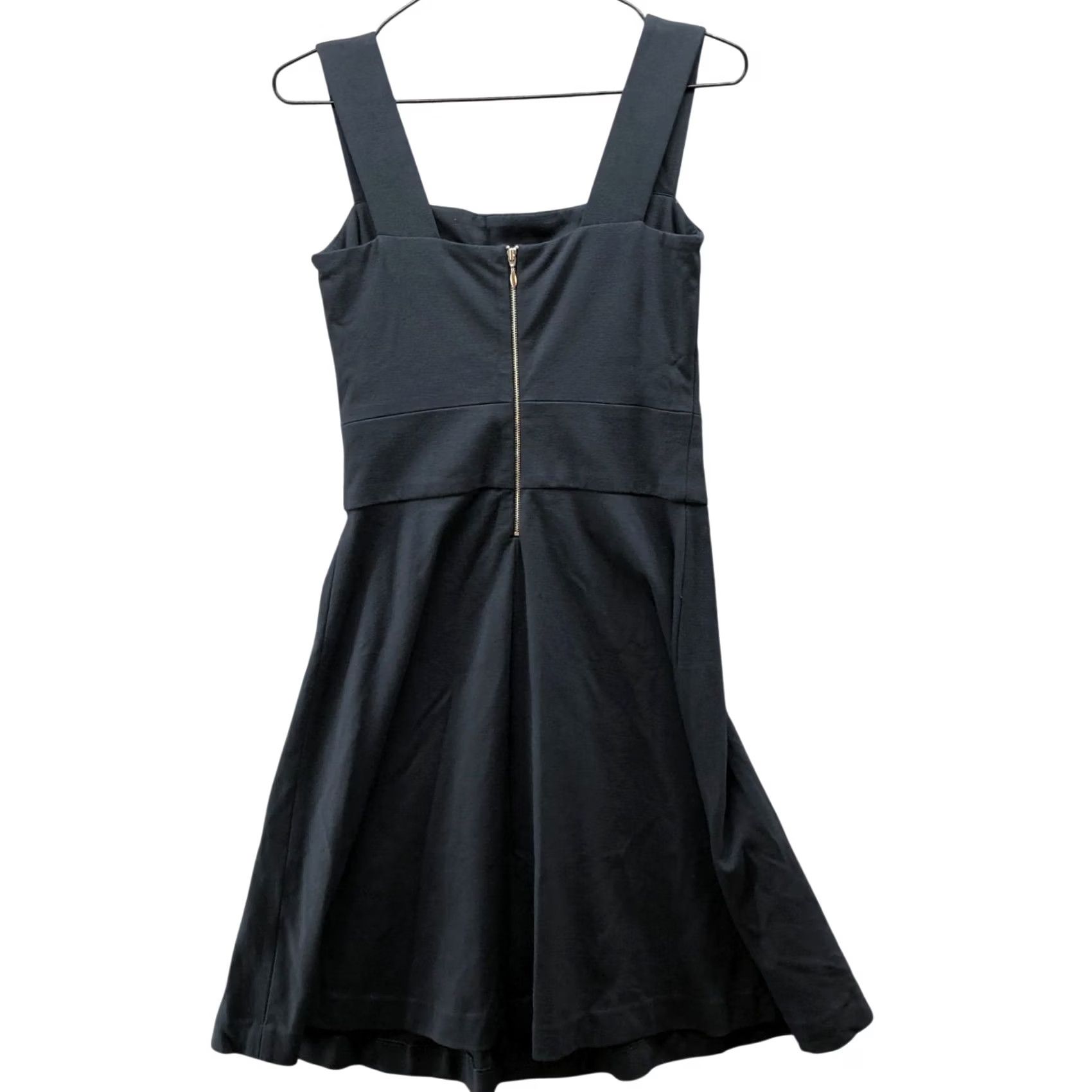 Banana Republic Banana Republic x Milly Tank Dress Womens 2 Navy Blue Square Neck A-Line Ponte Dress Tank Size XS / US 0-2 / IT 36-38 - 2 Thumbnail