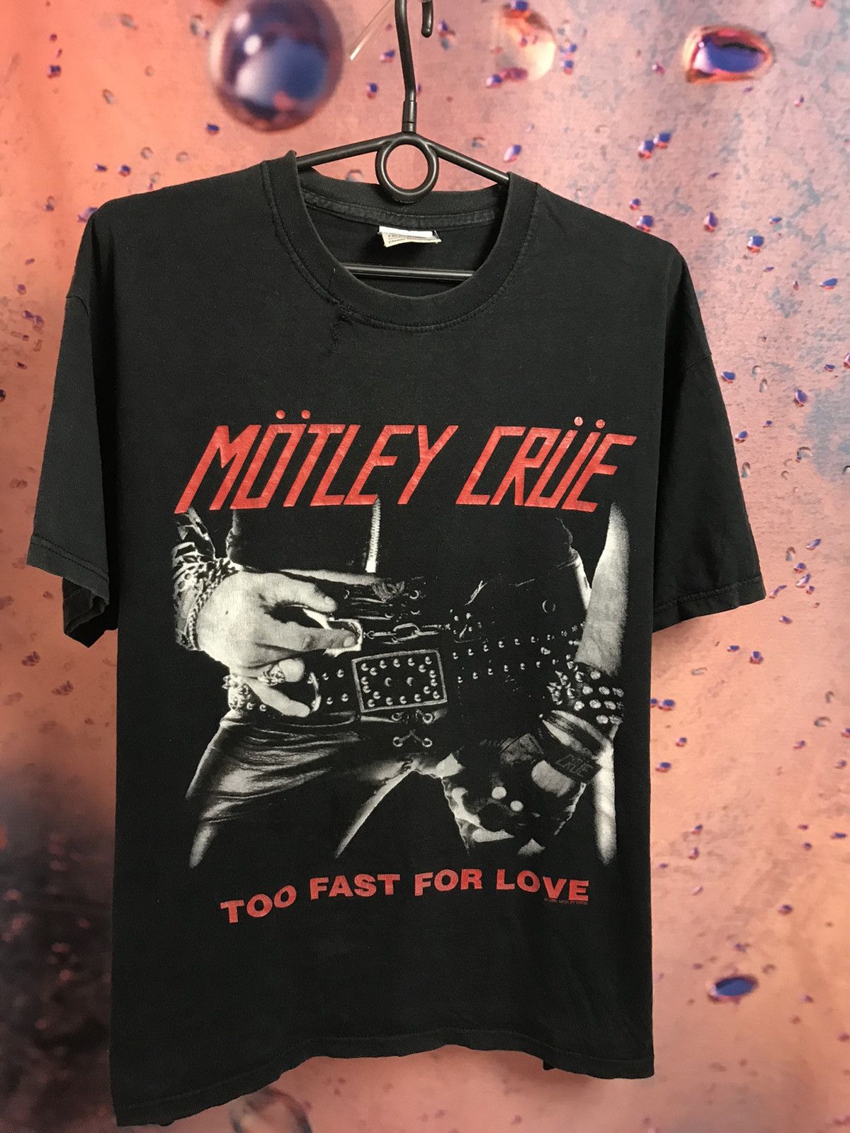 Band Tees Vintage Motley Crue Too fast for live band rock tee Size US M / EU 48-50 / 2 - 2 Thumbnail