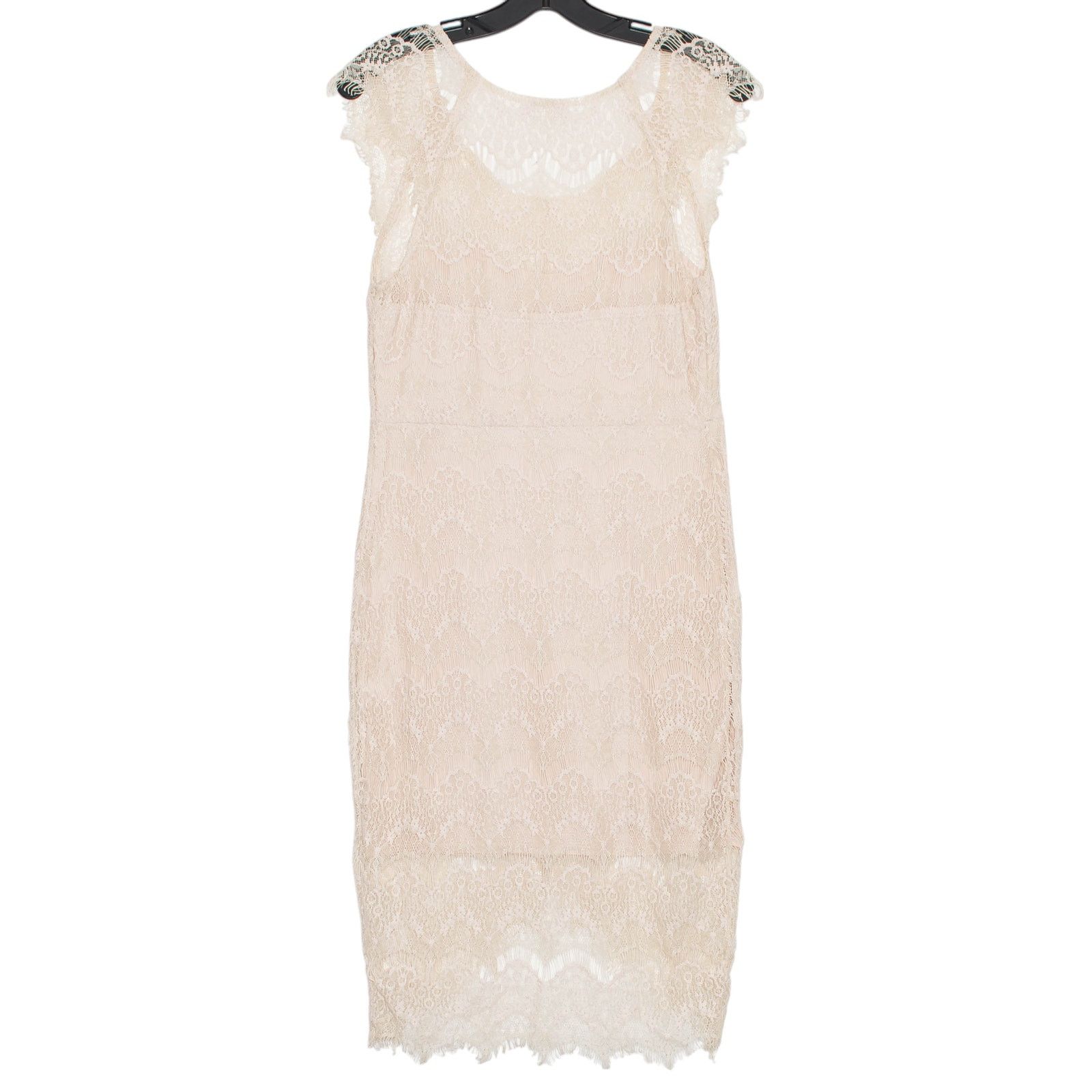 Free People Free People Peek A Boo Slip Dress Lace Sheer M Boho Coquette Size M / US 6-8 / IT 42-44 - 2 Thumbnail