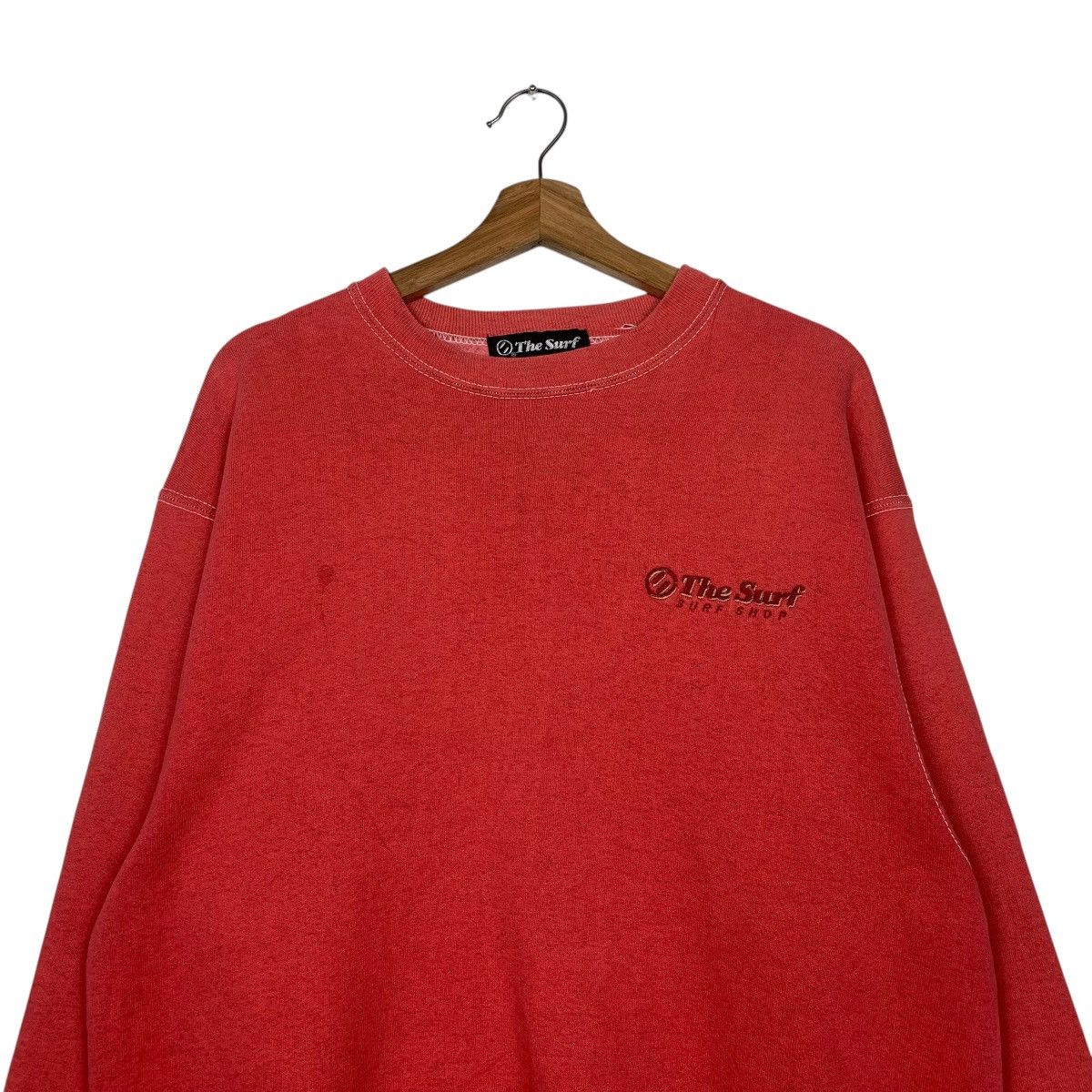 Japanese Brand Vintage The Surf Red Crewneck Sweatshirt Size US M / EU 48-50 / 2 - 2 Thumbnail