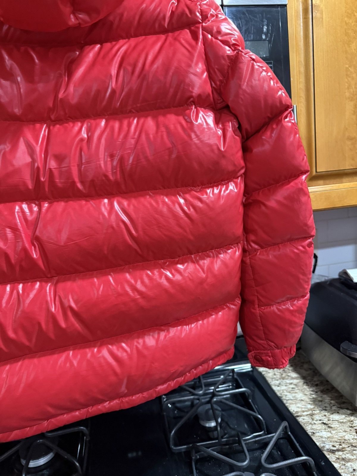Moncler Moncler Maya Red Jacket Size XL / 4 Size US XL / EU 56 / 4 - 10 Thumbnail