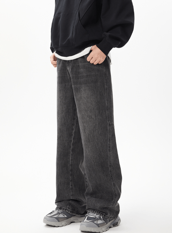 Japanese Brand × Jean American retro wide-leg men's loose distressed jeans Size US 32 / EU 48 - 2 Thumbnail