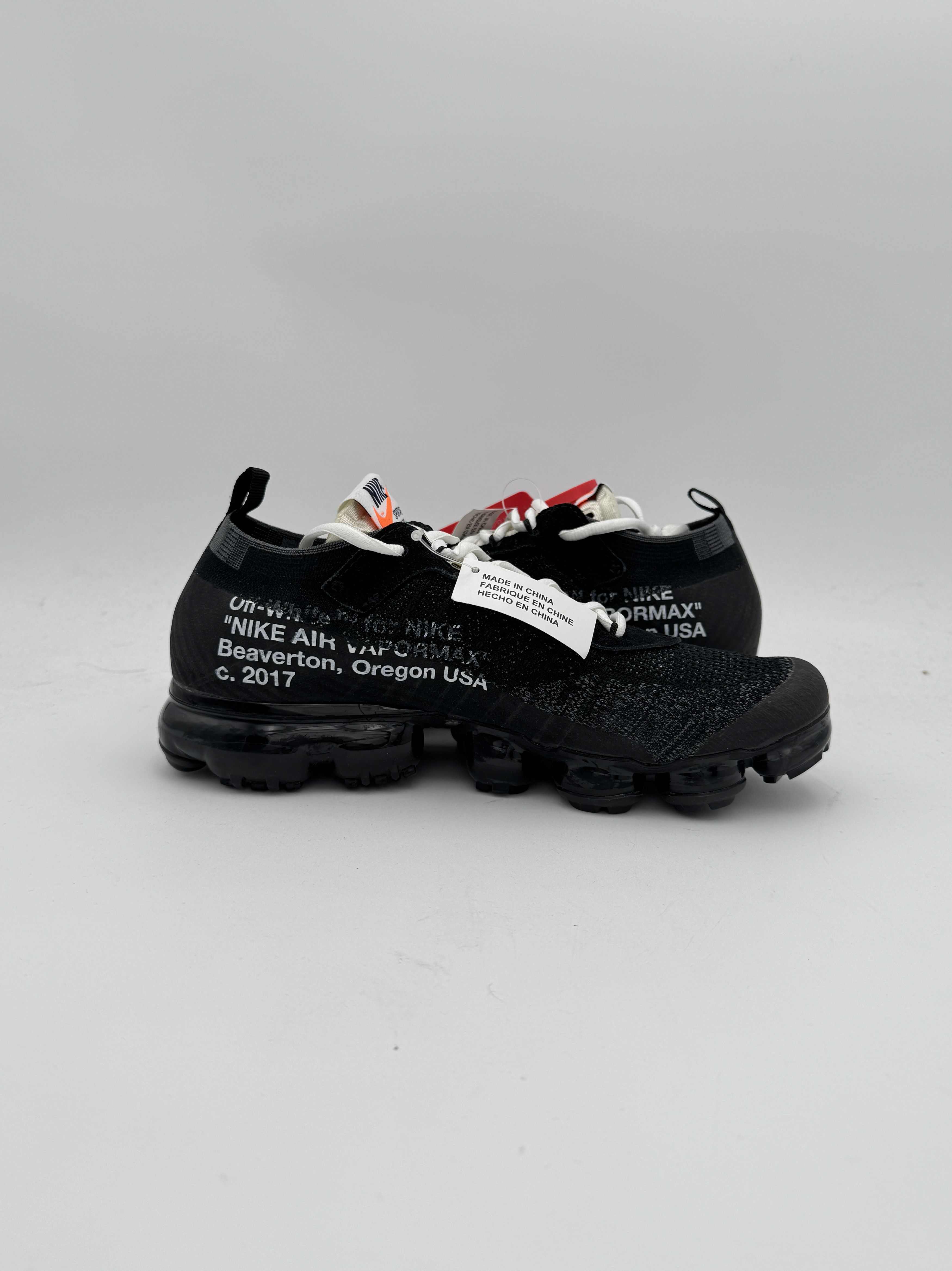 Nike × Off-White OFF-WHITE Vapormax OG Black White The Ten Size US 9 / EU 42 - 6 Thumbnail