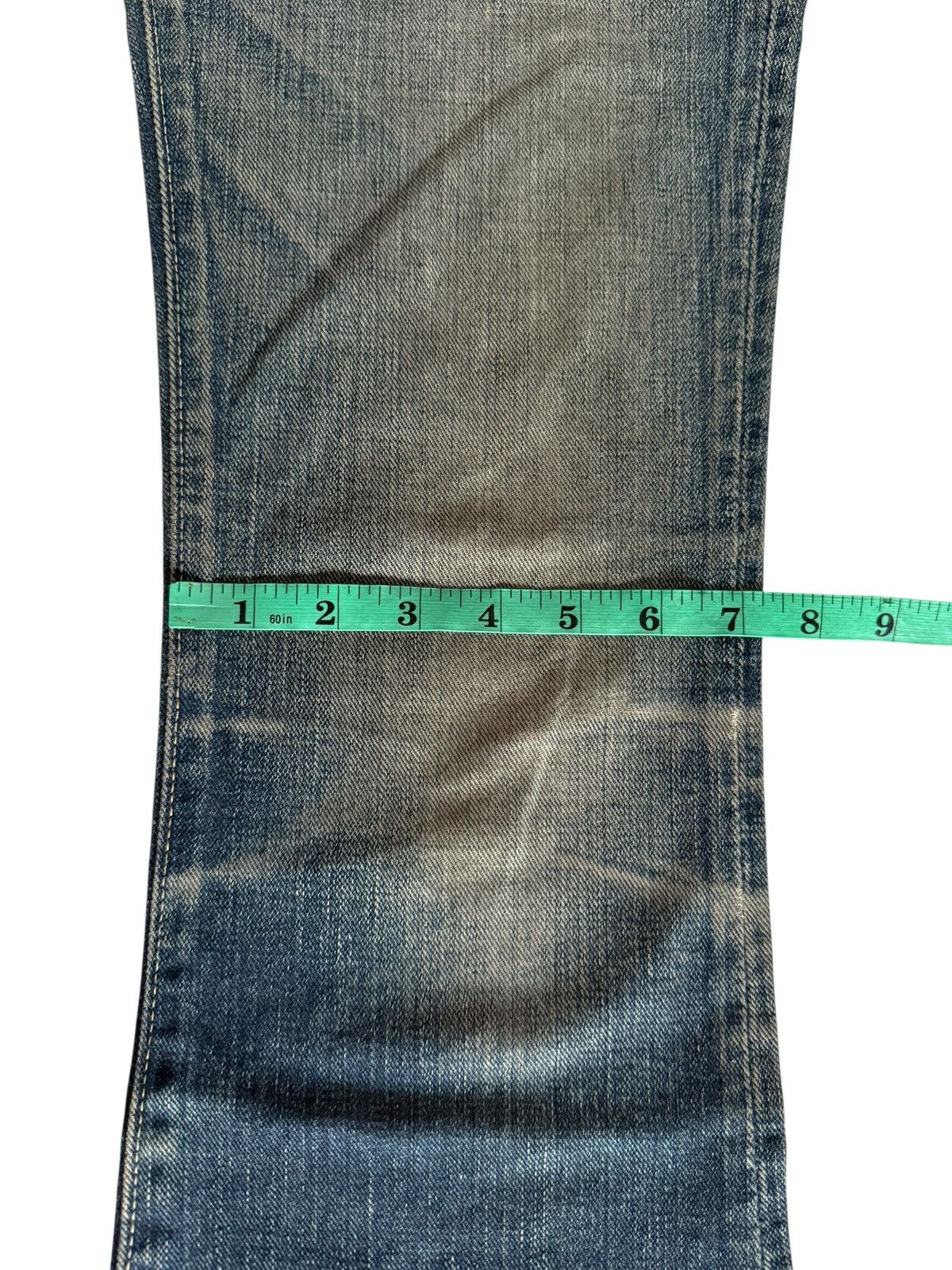 Japanese Brand Flared Jeans David Olive Accessories Faded Distressed Denim Size US 29 - 13 Thumbnail