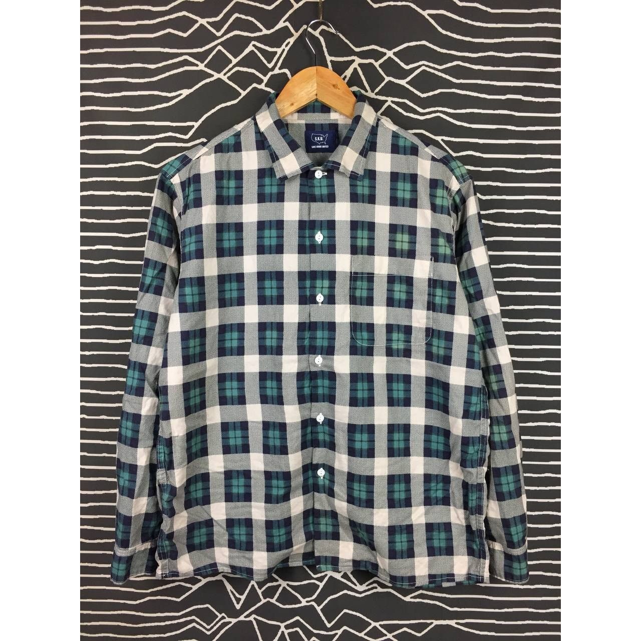 Save Khaki United S.K.U Save Khaki United Casual Checkered Flannel Shirt Size US S / EU 44-46 / 1 - 1 Thumbnail