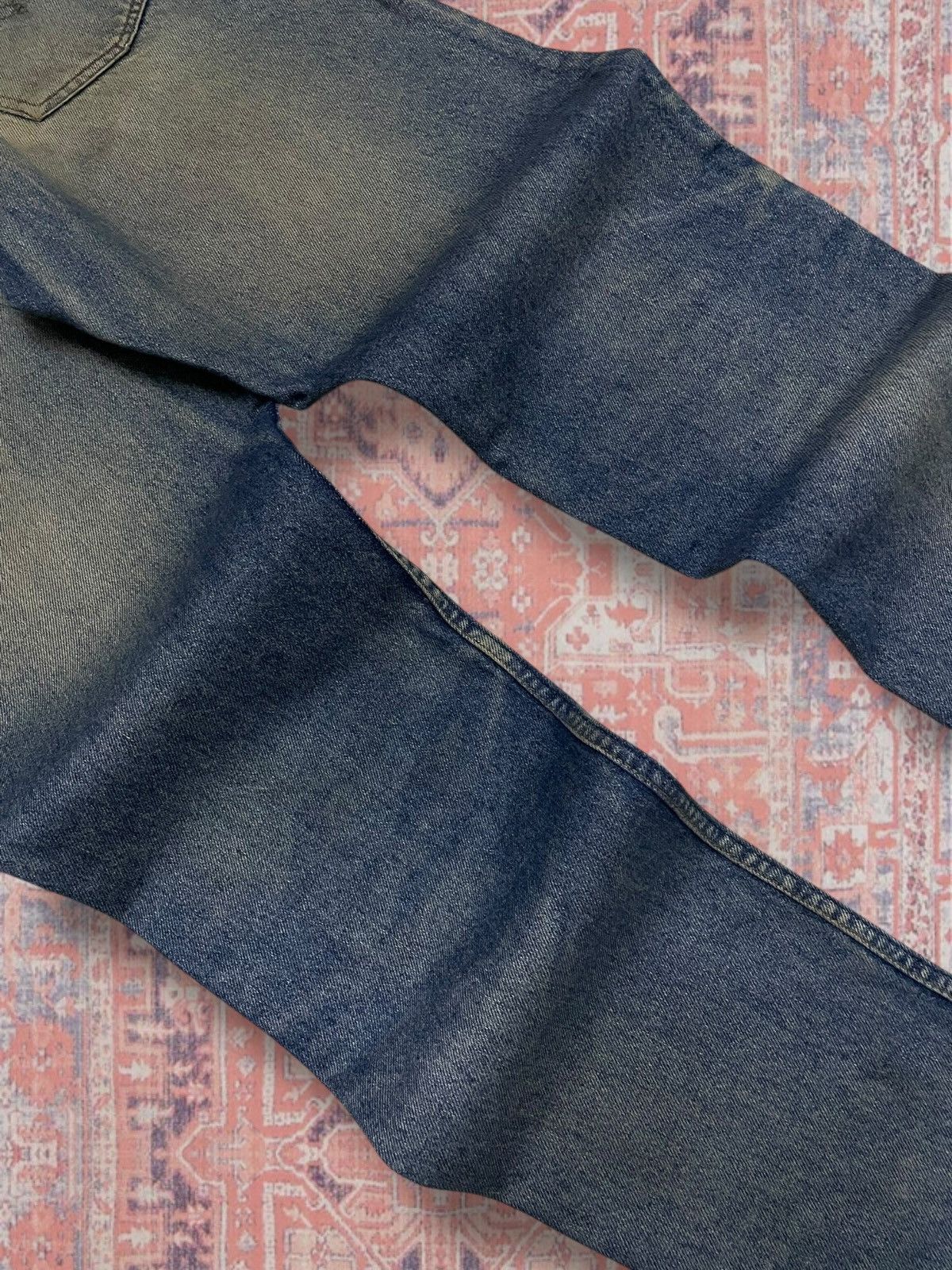 Levi's Vintage Clothing Vintage 90s Rare Designer Levis 516 Mudwash Distressed Denim Size US 29 - 13 Thumbnail
