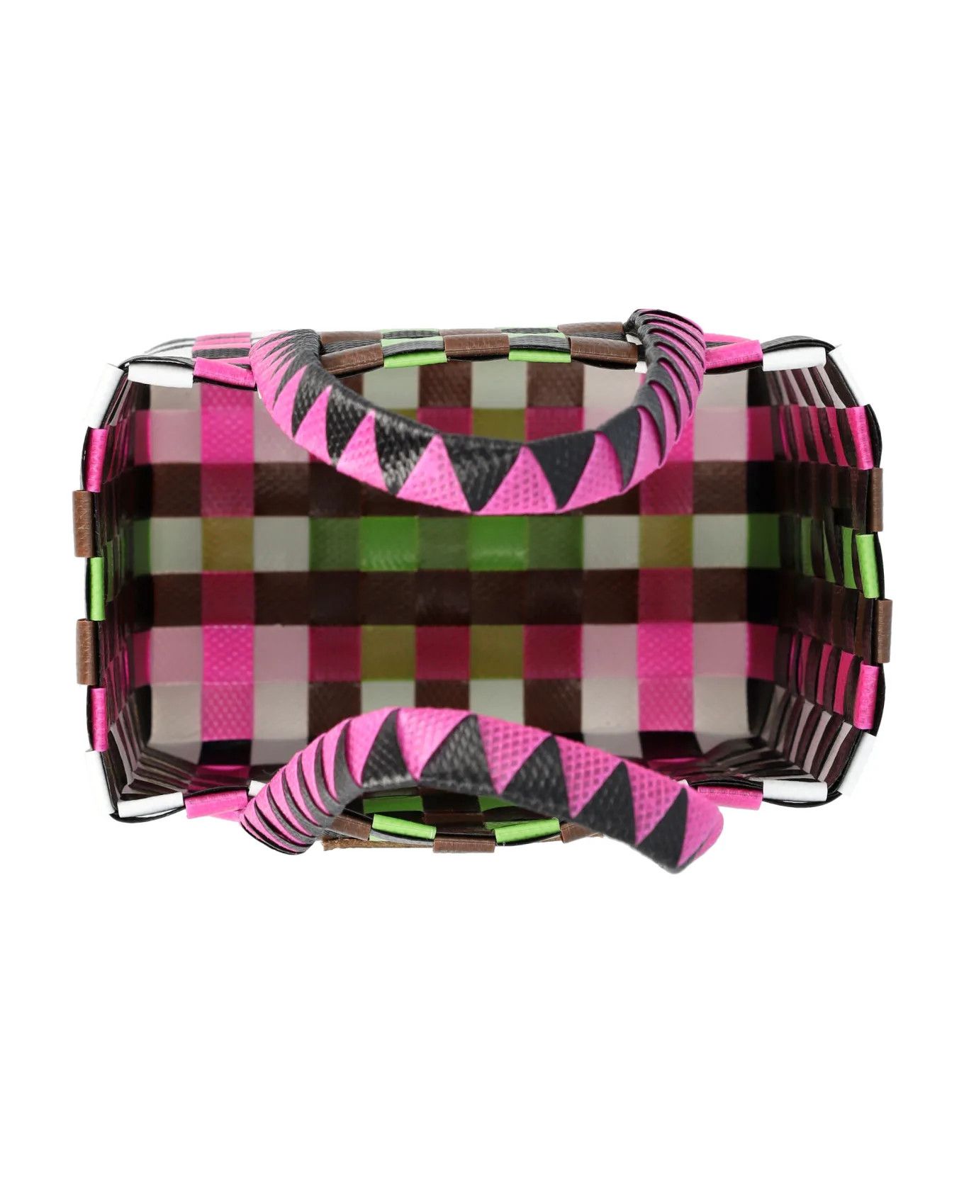 Marni o1f1d3z0725 Size: OS / Woven Micro Basket Bag in Multicolor Size ONE SIZE - 5 Thumbnail