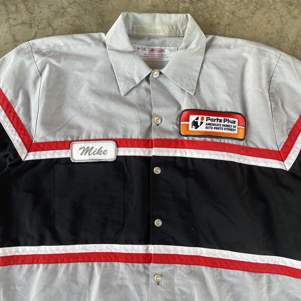 Japanese Brand × Vintage 🔥🔥🇺🇸Red Kap Stripes Pocket Patchworks Workers Buttons Shirts Size US L / EU 52-54 / 3 - 3 Thumbnail
