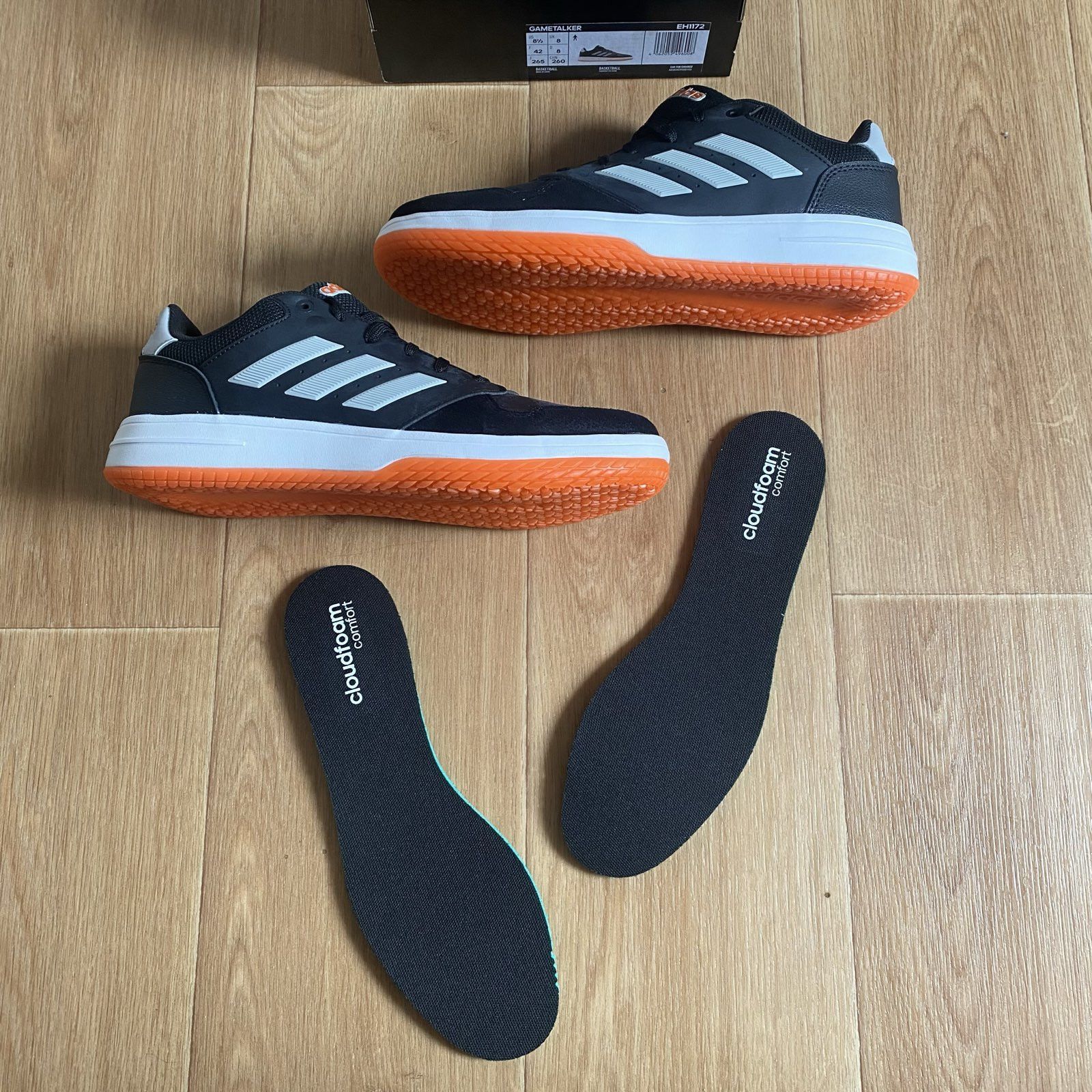 Adidas × Vintage Men's demi-season sneakers Adidas GAMETALKER EH1172 Size US 8.5 / EU 41-42 - 3 Thumbnail
