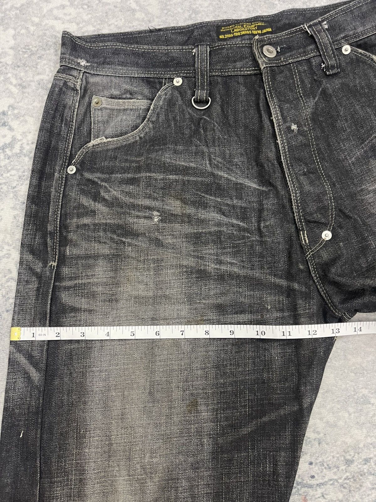 Nitraid 💥Baggy💥Nitraid Japan Sturdy Hip Hop Denim s22 Size US 33 - 14 Thumbnail