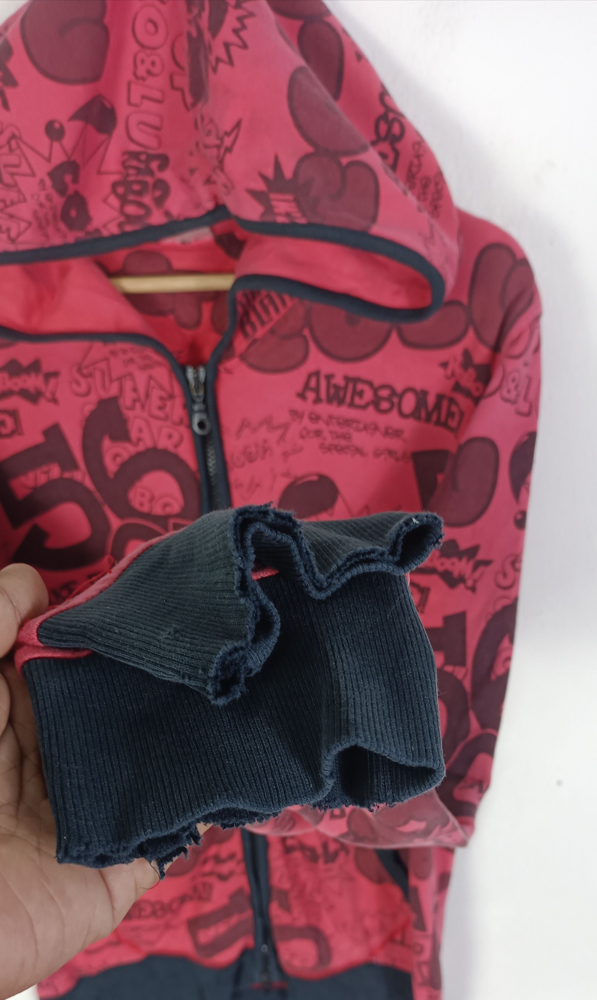 Japanese Brand Coelu Rock Stars 56 Overprint Hoodie Size US M / EU 48-50 / 2 - 7 Thumbnail