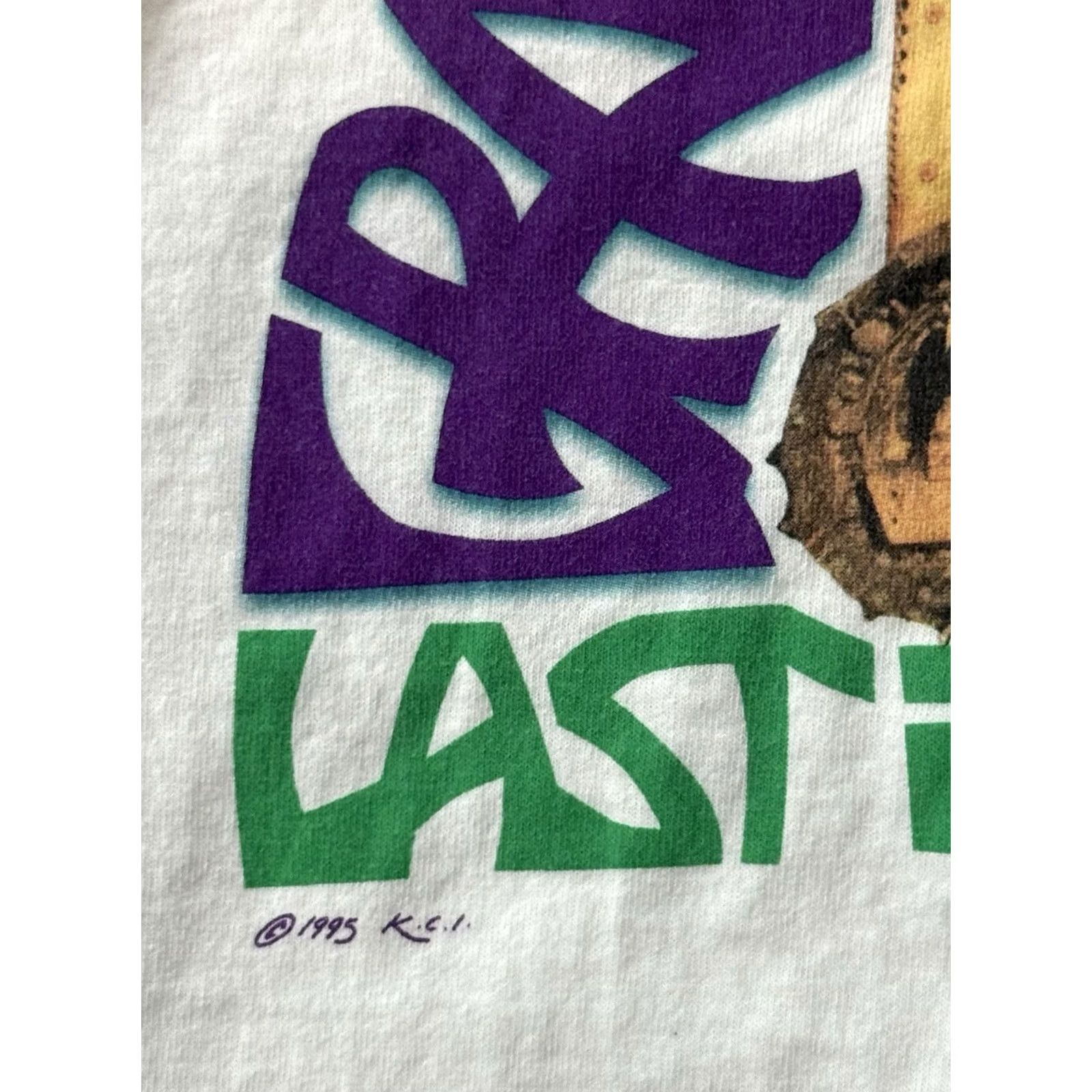 Liquid Blue VINTAGE Grateful Dead Last In, First Out Final Tour Crew Shirt L White 90s Jerry Size US L / EU 52-54 / 3 - 4 Thumbnail