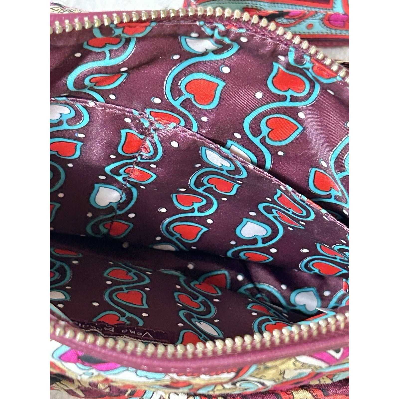 Vera Bradley Vera Bradley Regal Paisley Small Crossbody Purse Handbag Size ONE SIZE - 7 Thumbnail