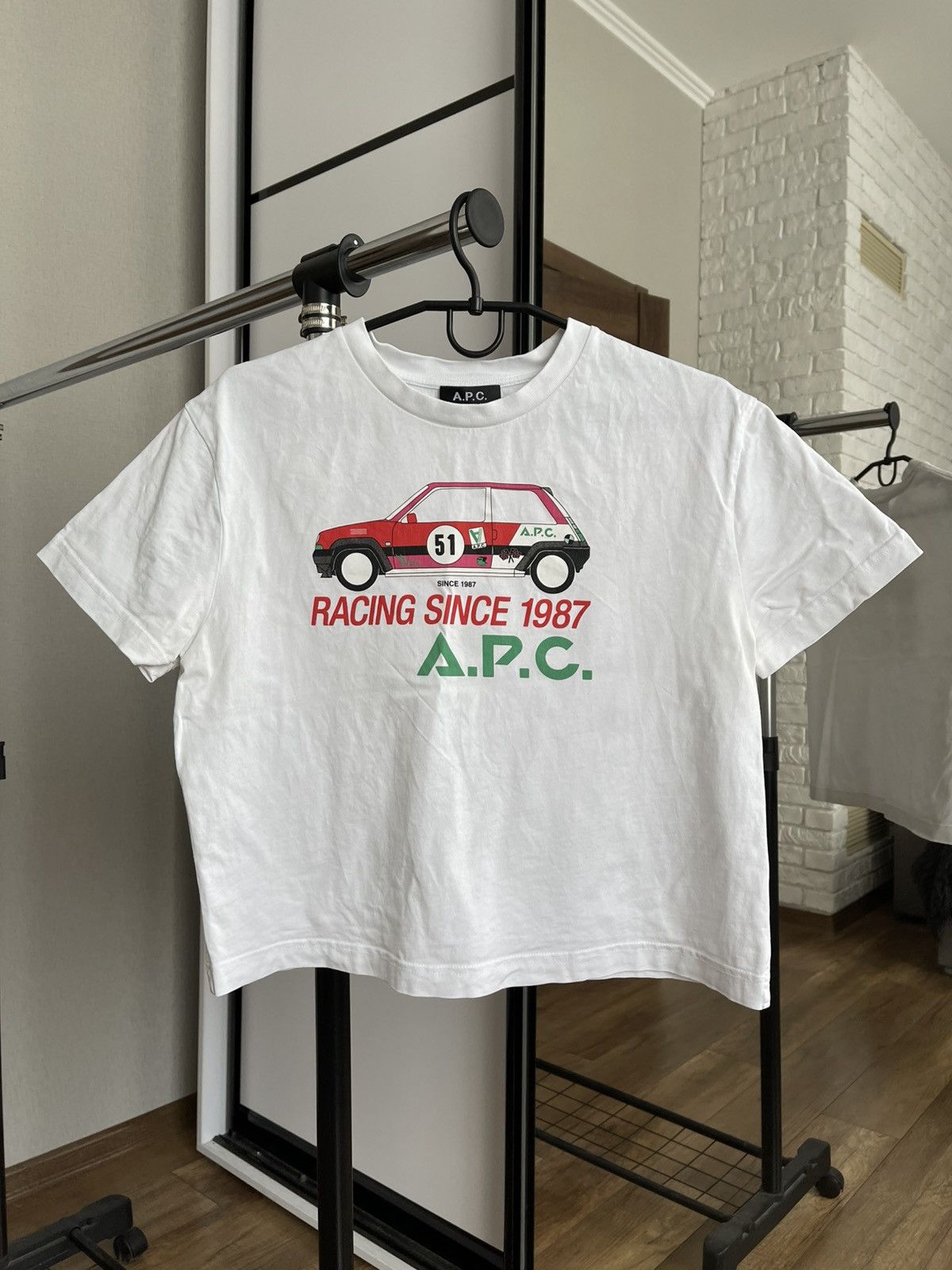 A.P.C. APC Rue Madame Paris T-Shirt Tee Size L / US 10 / IT 46 - 1 Thumbnail