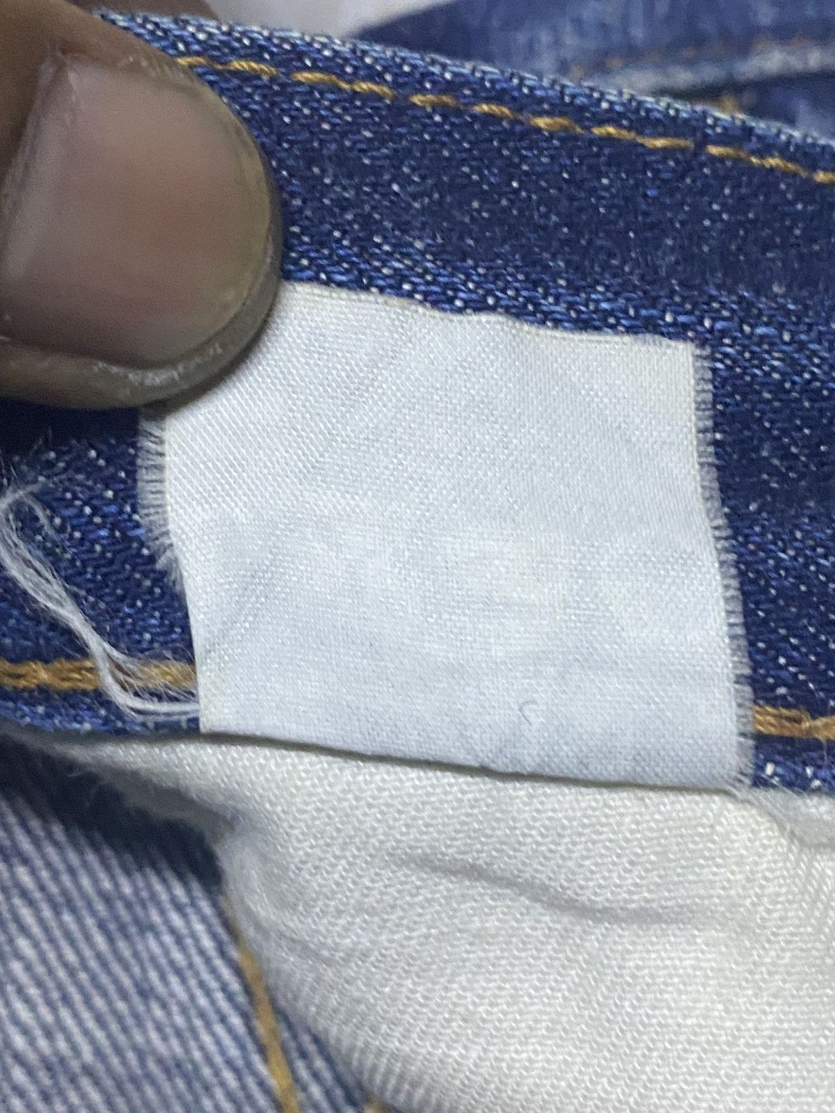 Japanese Brand Vintage Orange Helmet Dic Union Made Selvedge Jeans Size US 26 / EU 42 - 23 Thumbnail