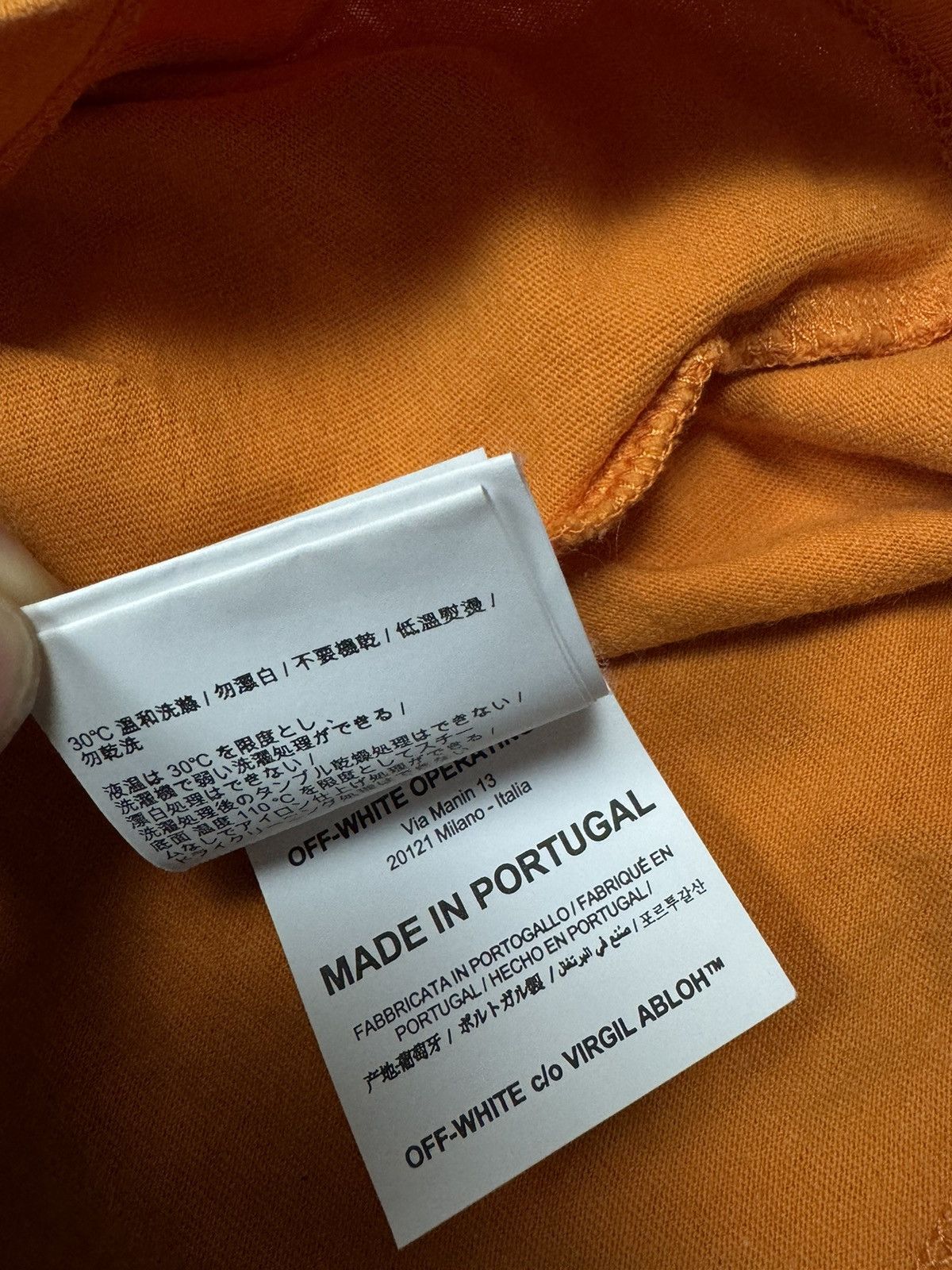 Off-White × Virgil Abloh Off White Rationalism t shirt Virgil Abloh Size US S / EU 44-46 / 1 - 9 Thumbnail