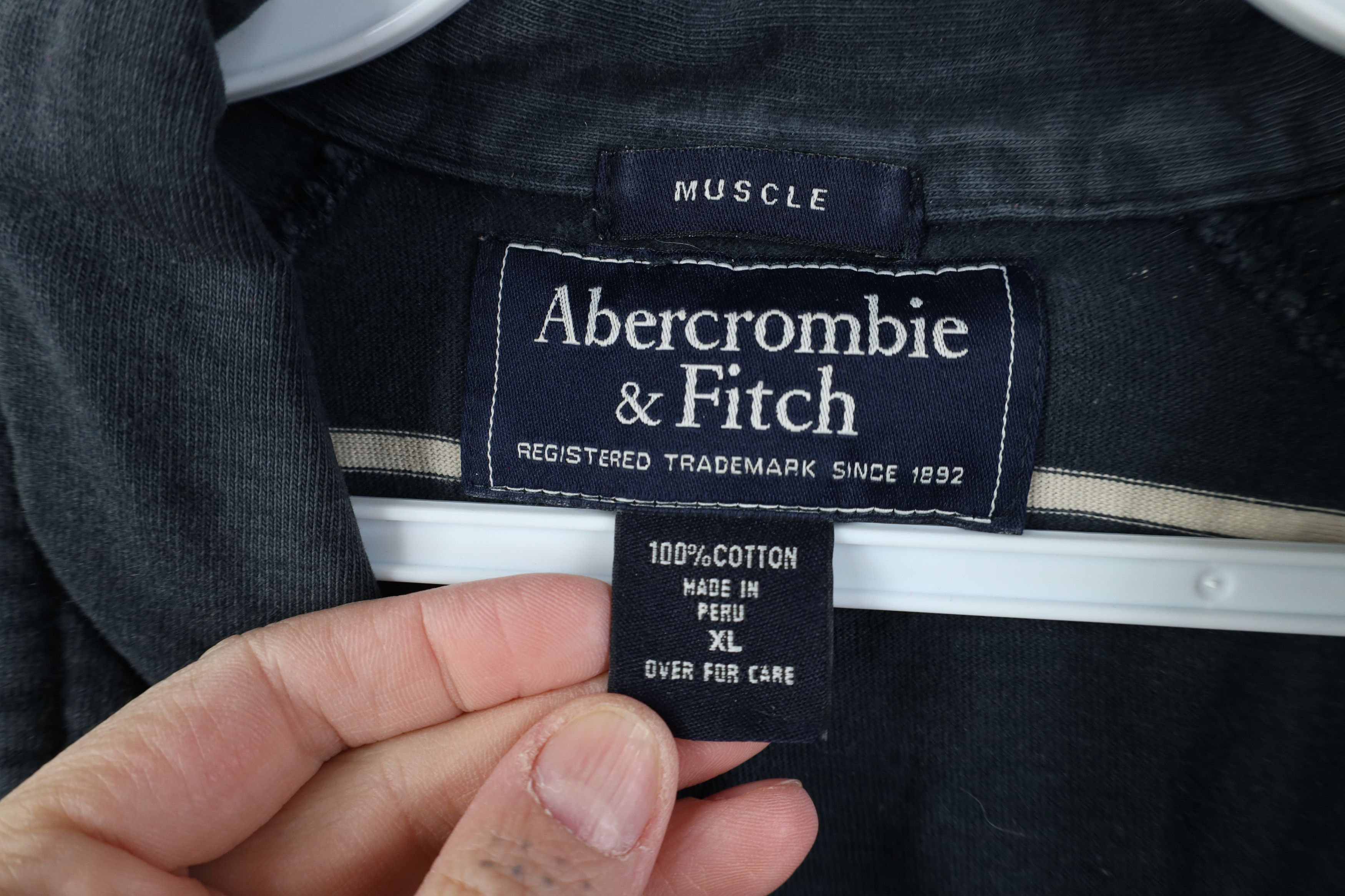 Abercrombie & Fitch Vintage 90s Y2K Abercrombie & Fitch Shield Rugby Polo Shirt Size US XL / EU 56 / 4 - 7 Thumbnail