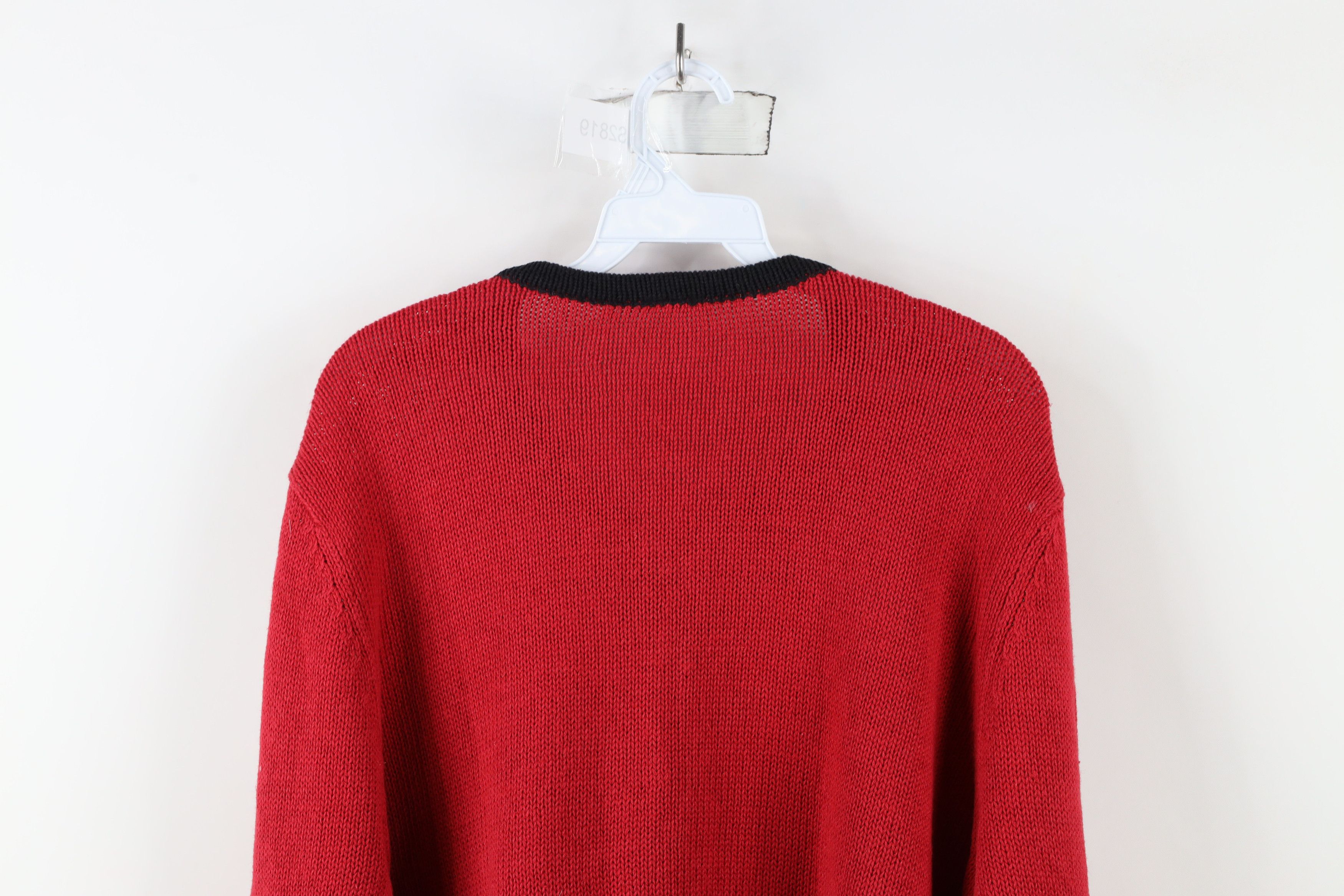 Vintage Vintage 90s Streetwear Christmas Snowman Cardigan Sweater Size XL / US 12-14 / IT 48-50 - 13 Thumbnail