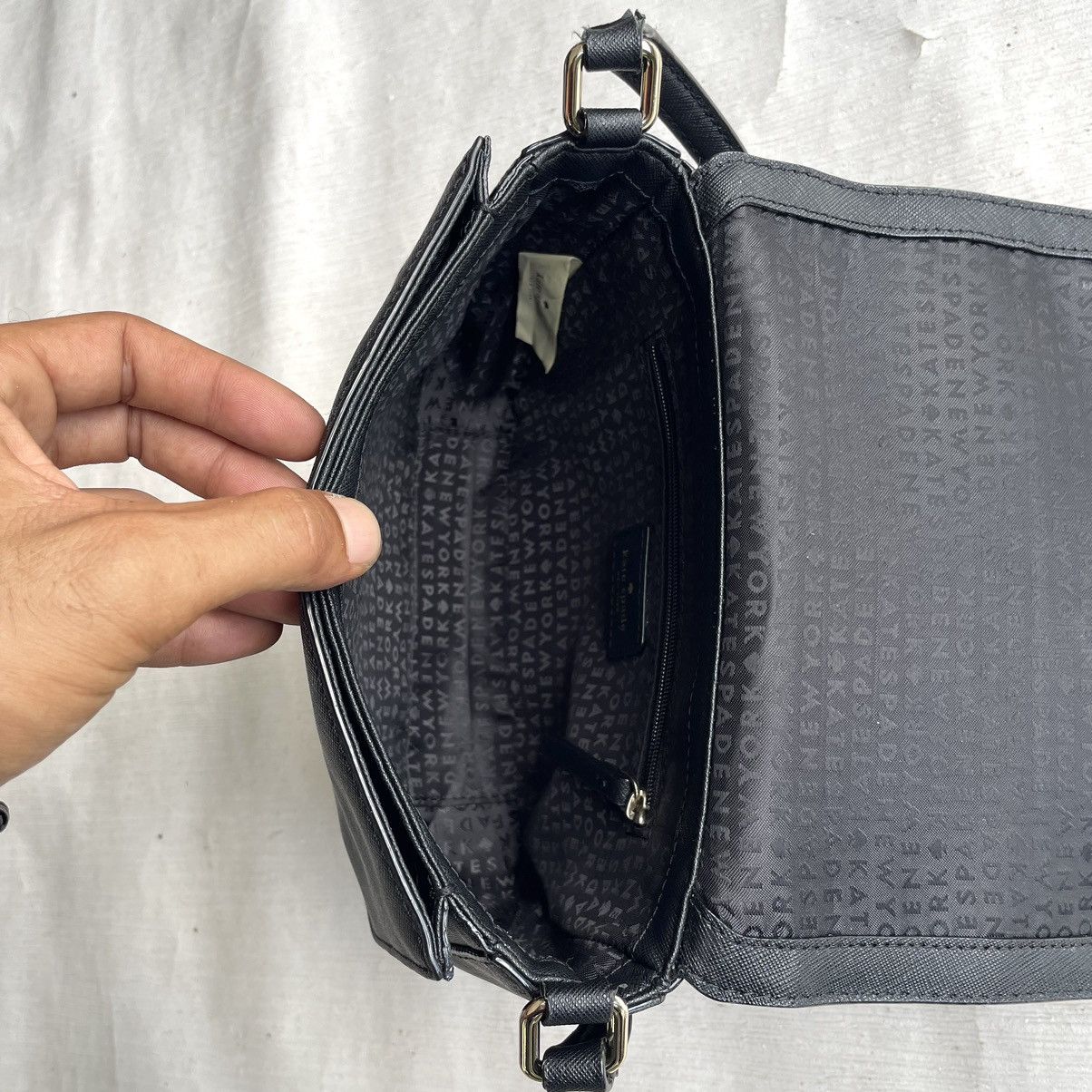 Jack Spade Kate Spade Black Leather Crossbody Size ONE SIZE - 15 Thumbnail