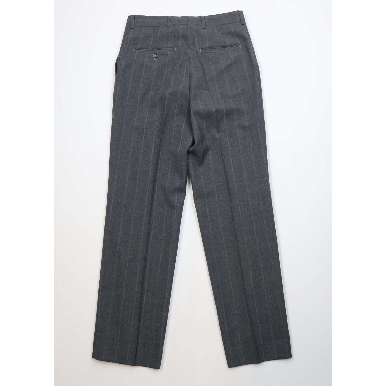 Vintage Vintage 90s Streetwear 2 Piece Wool Suit Wedding Striped Size 40R - 16 Thumbnail