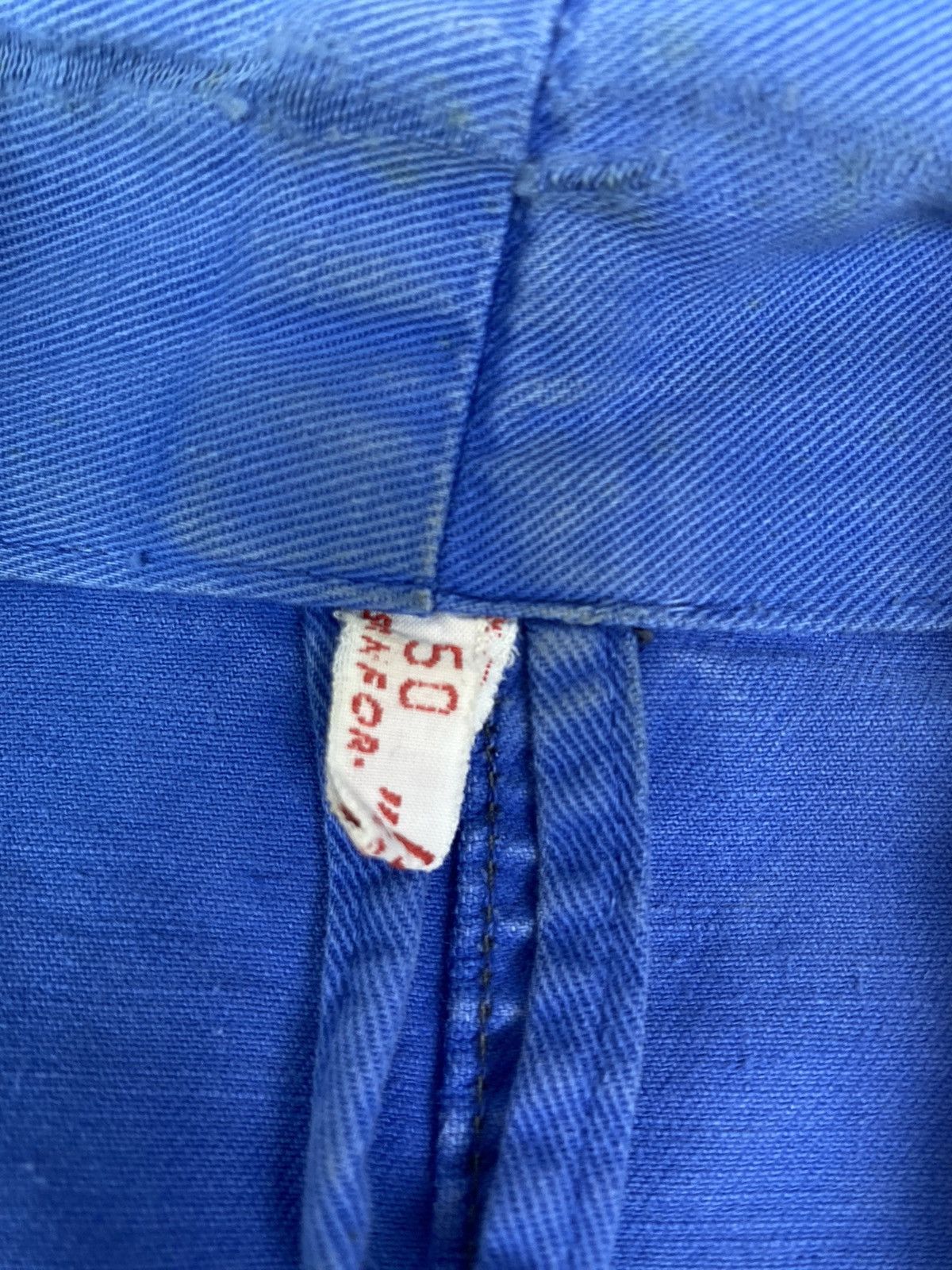 Le Laboureur × Vetra × Vintage Vintage Light Blue Cotton Workwear Jacket – Midweight Size US M / EU 48-50 / 2 - 6 Thumbnail