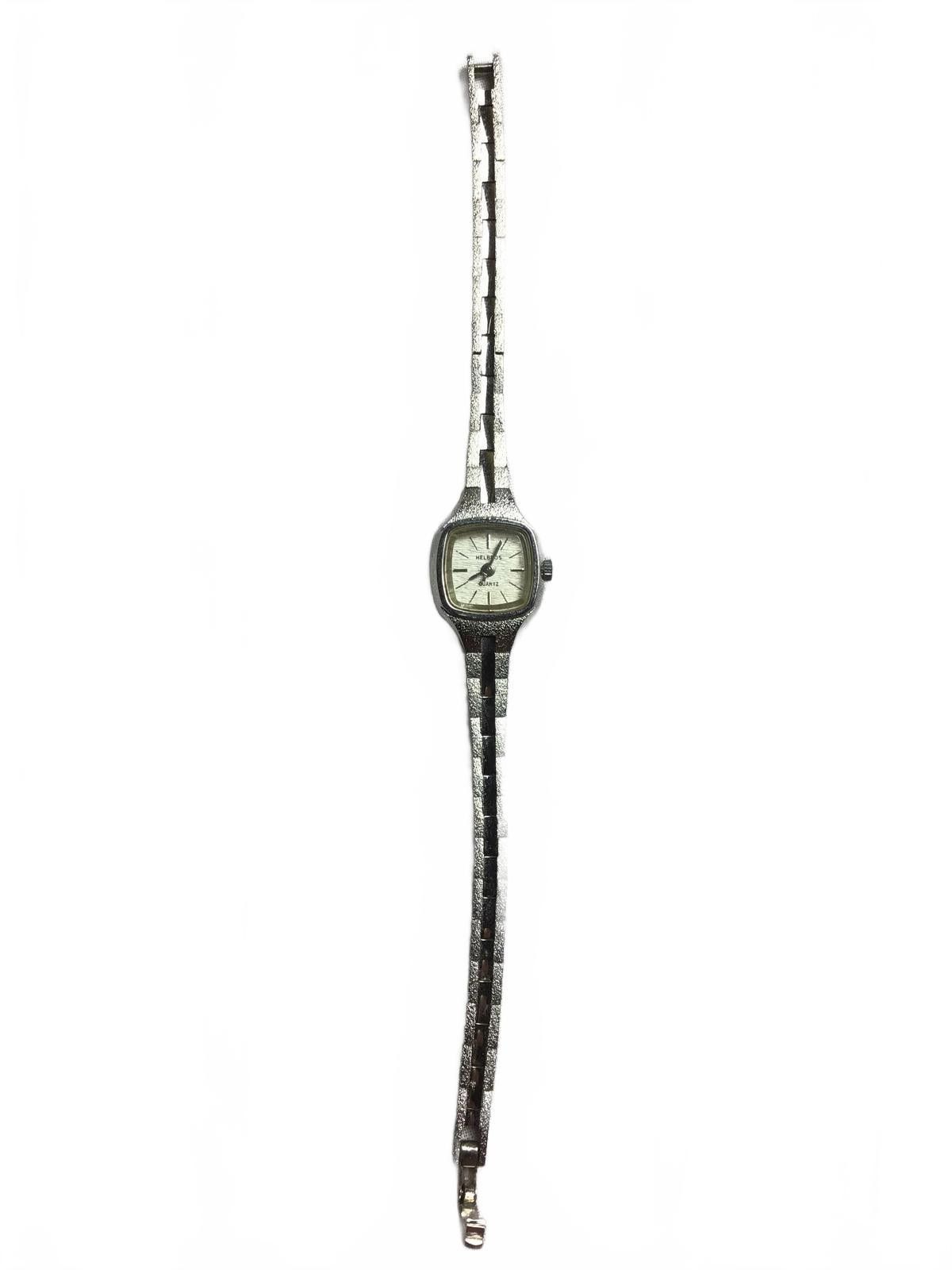 Other Helbros Vintage Quartz Silver Tone Women's Wristwatch Size ONE SIZE - 6 Thumbnail