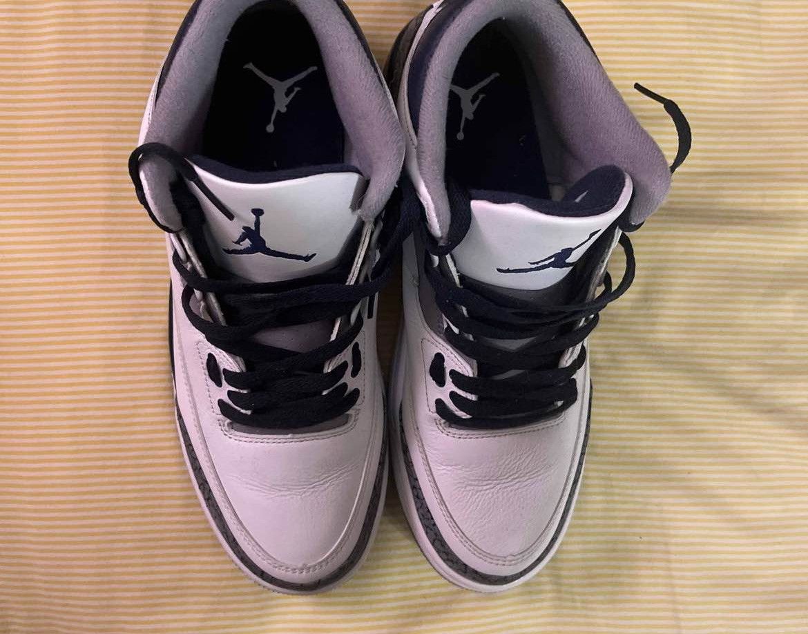 Jordan Brand × Nike Air Jordan 3 Retro Midnight Navy Size US 9.5 / EU 42-43 - 9 Thumbnail