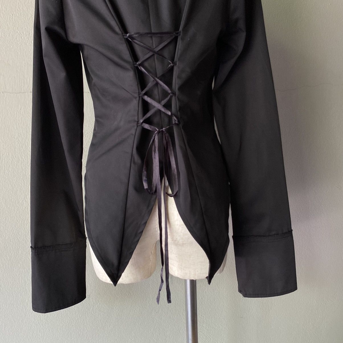 Japanese Brand Blood Storm CLUB BODY Y2K Punk LINE Black Shirt Size M / US 6-8 / IT 42-44 - 10 Thumbnail