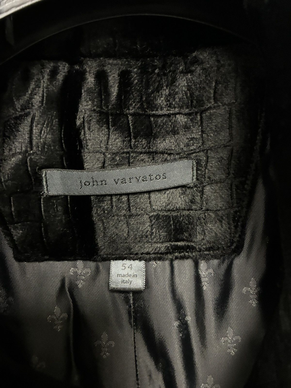 John Varvatos Croc Embossed Coat Jacket EU 54 USA 44 Size US L / EU 52-54 / 3 - 6 Thumbnail