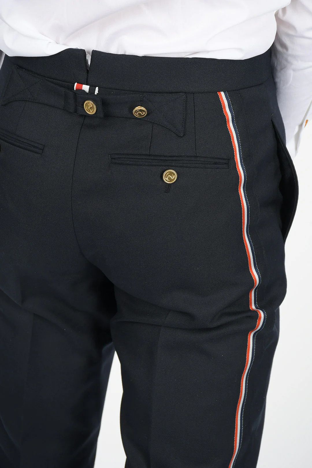 Thom Browne og1mm0426 Regular Rise Pant in Blue Size US 32 / EU 48 - 8 Thumbnail