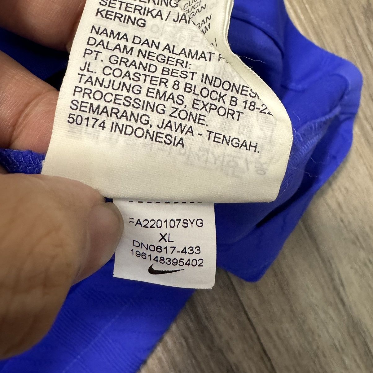 Nike Brazil WC2022 player issue away shirt #17 Bruno G. Size US XL / EU 56 / 4 - 9 Thumbnail